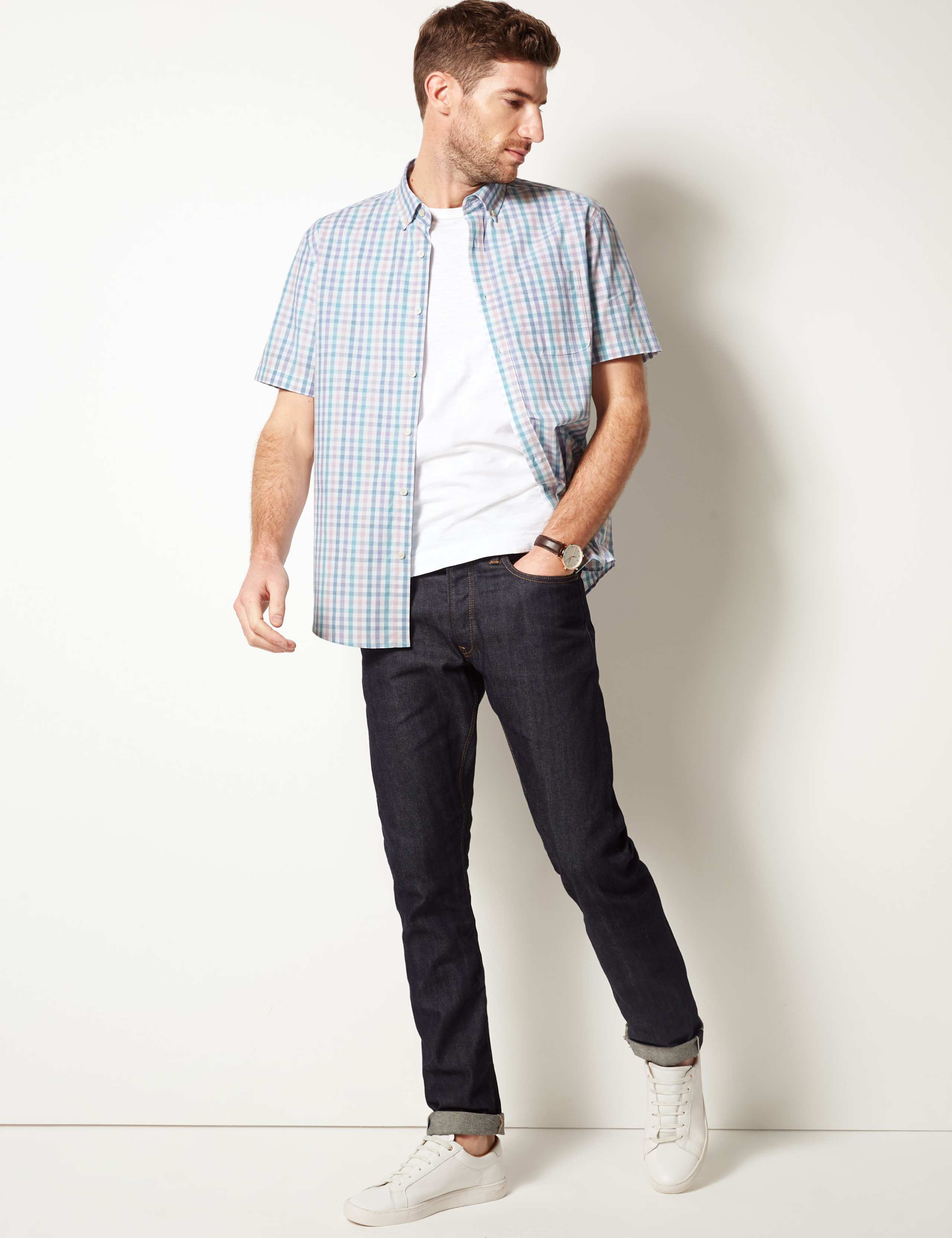 Pure Cotton Checked Shirt 2 of 3