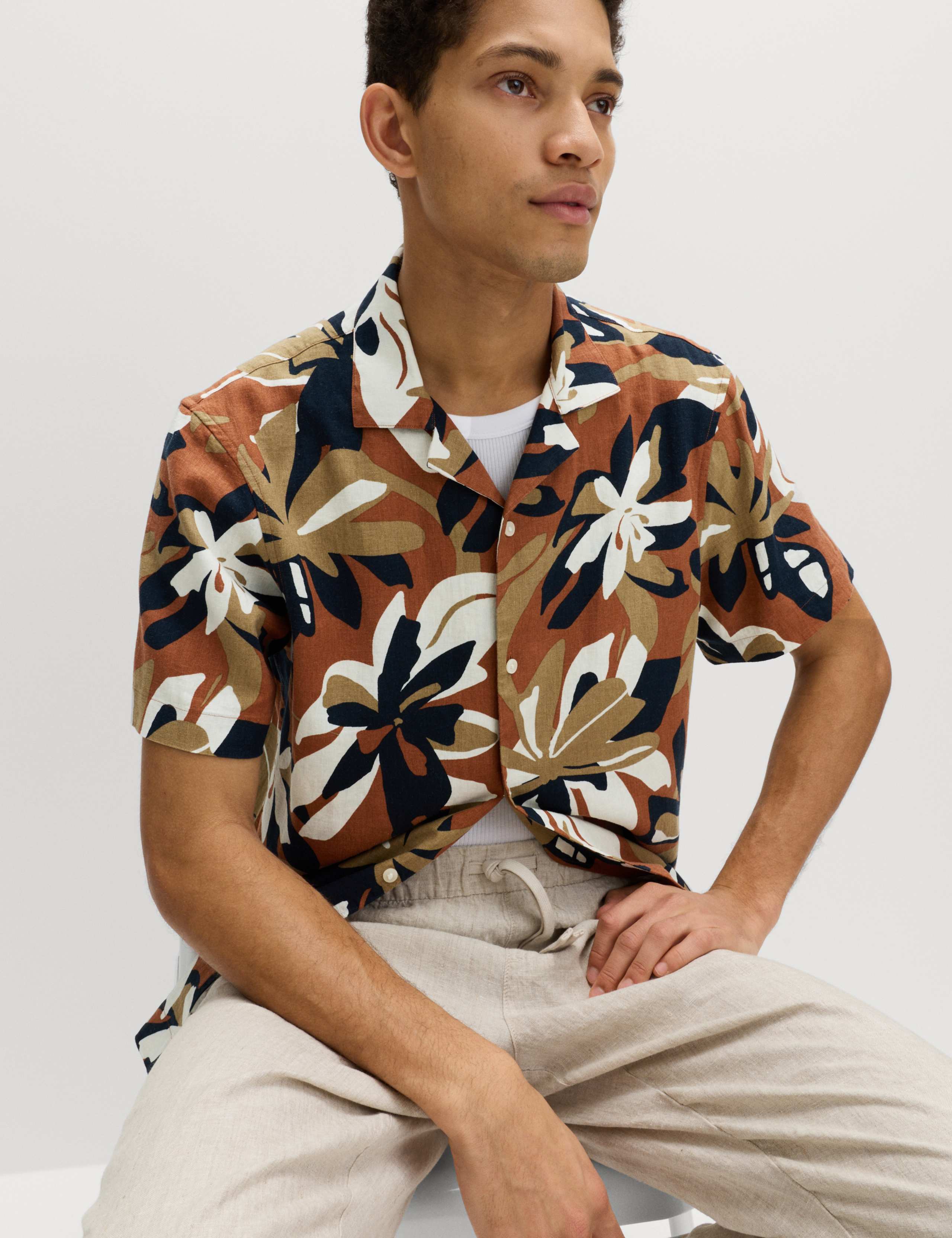 Linen Rich Hawaiian Shirt 4 of 4