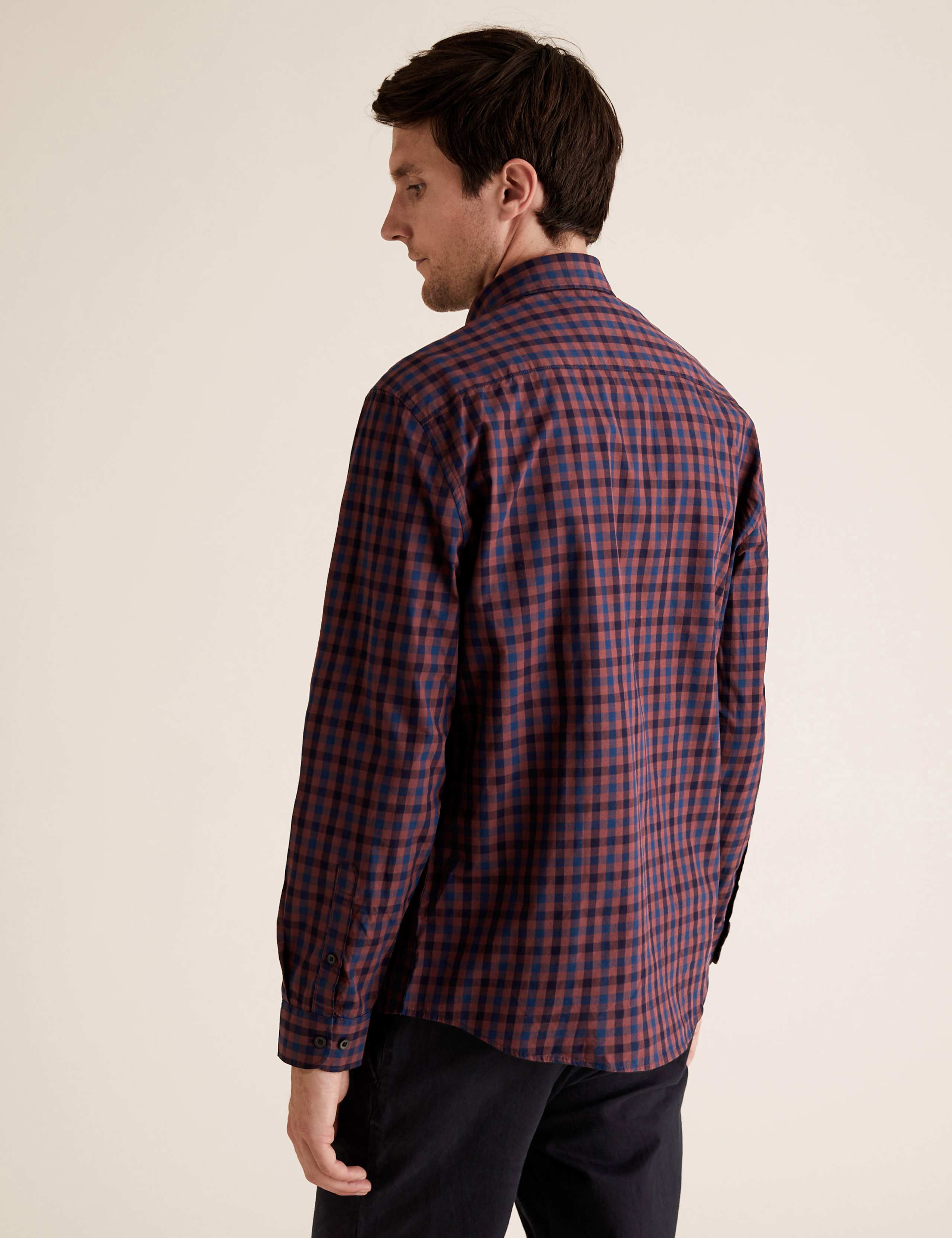 Pure Cotton Checked Shirt 4 of 4