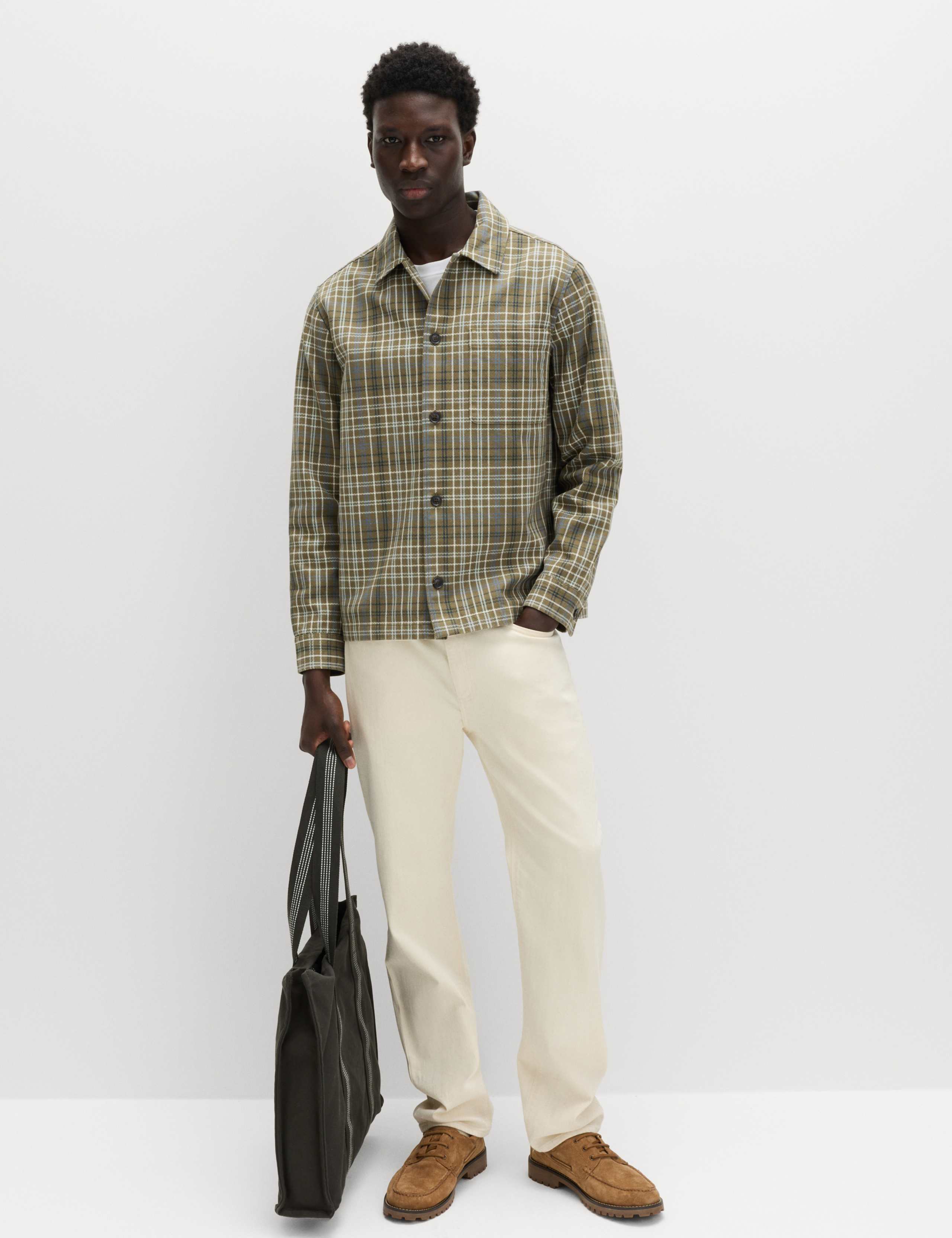 Pure Cotton Check Overshirt 6 of 6