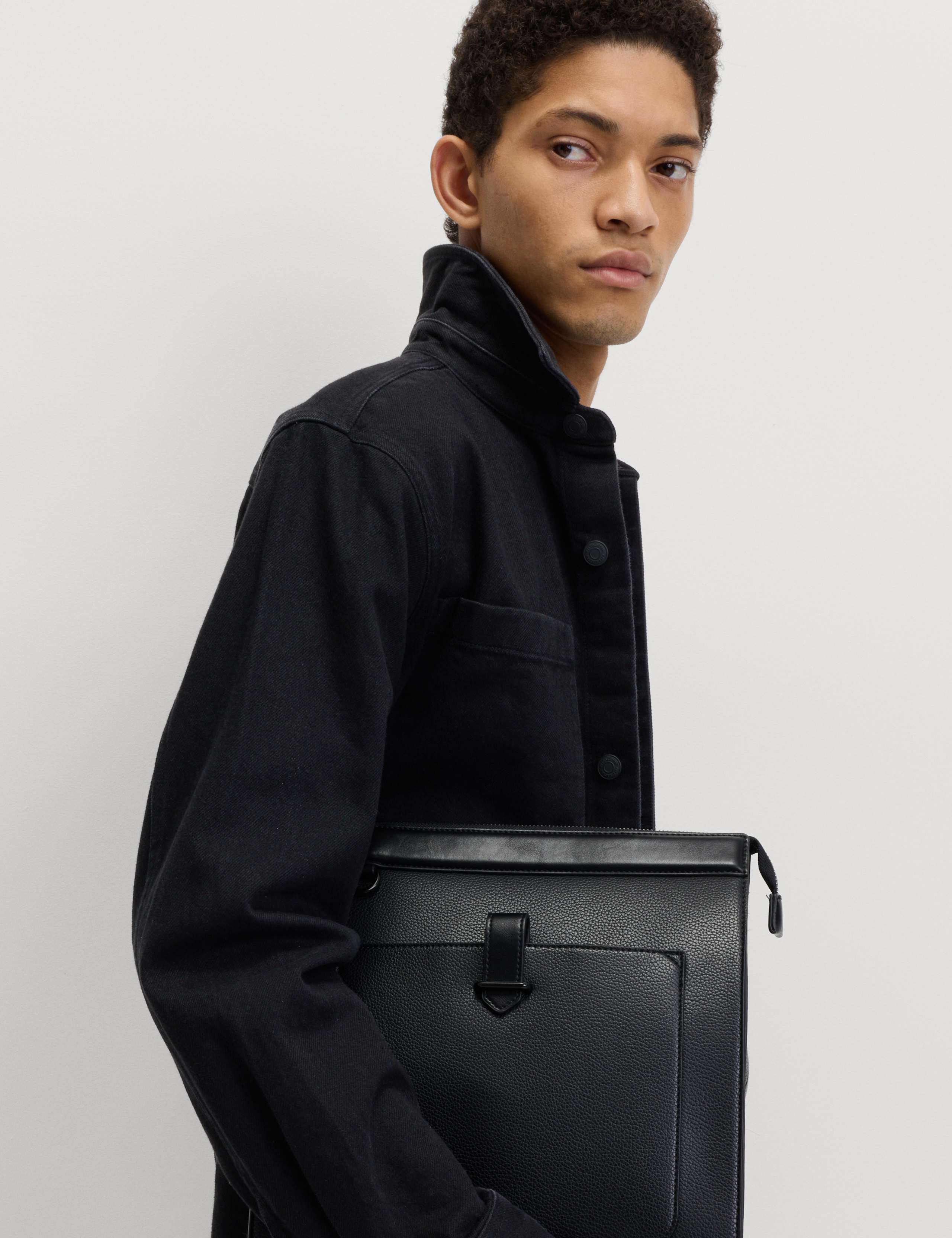 Regular Fit Denim Overshirt 5 of 6