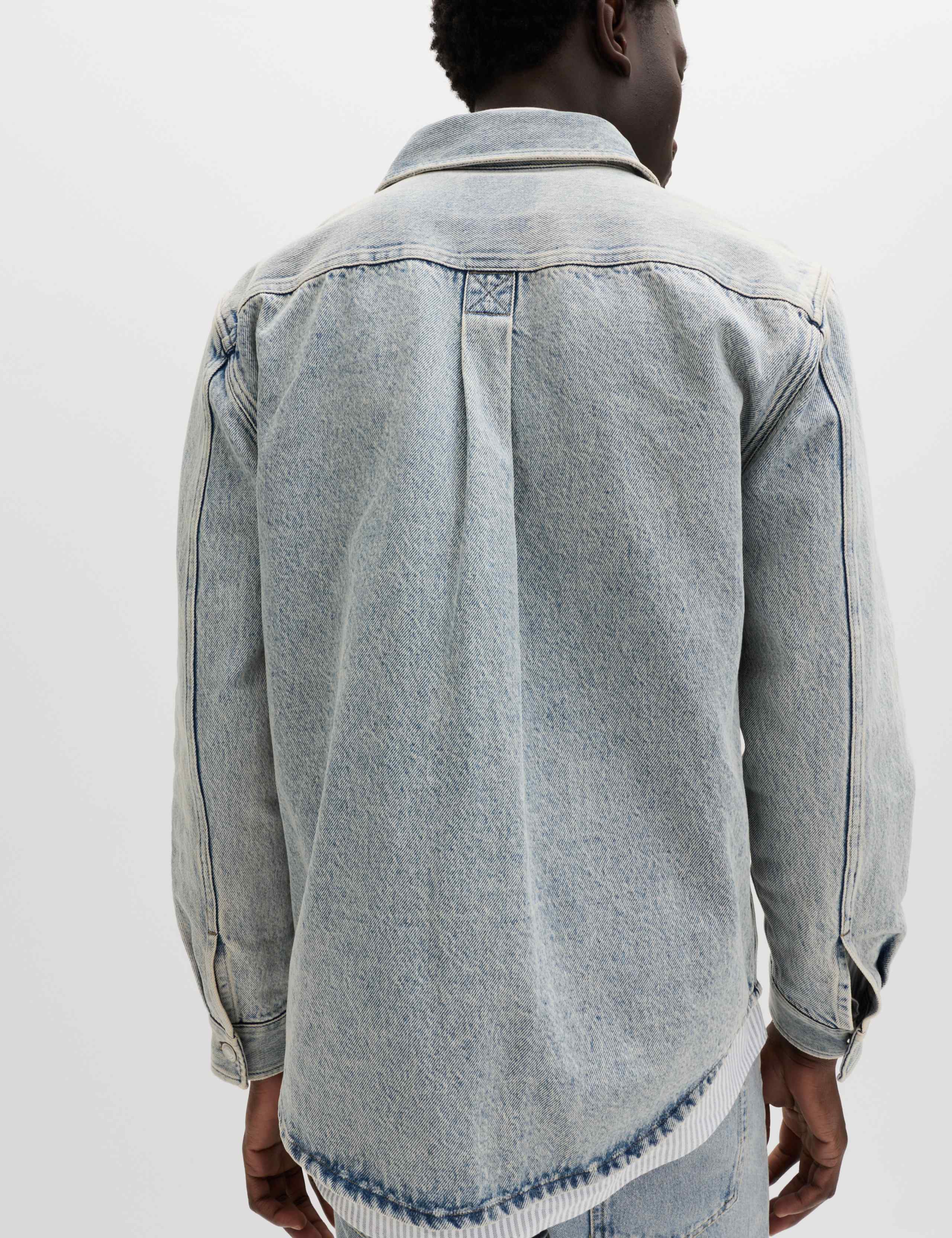 Pure Cotton Denim Overshirt 7 of 7