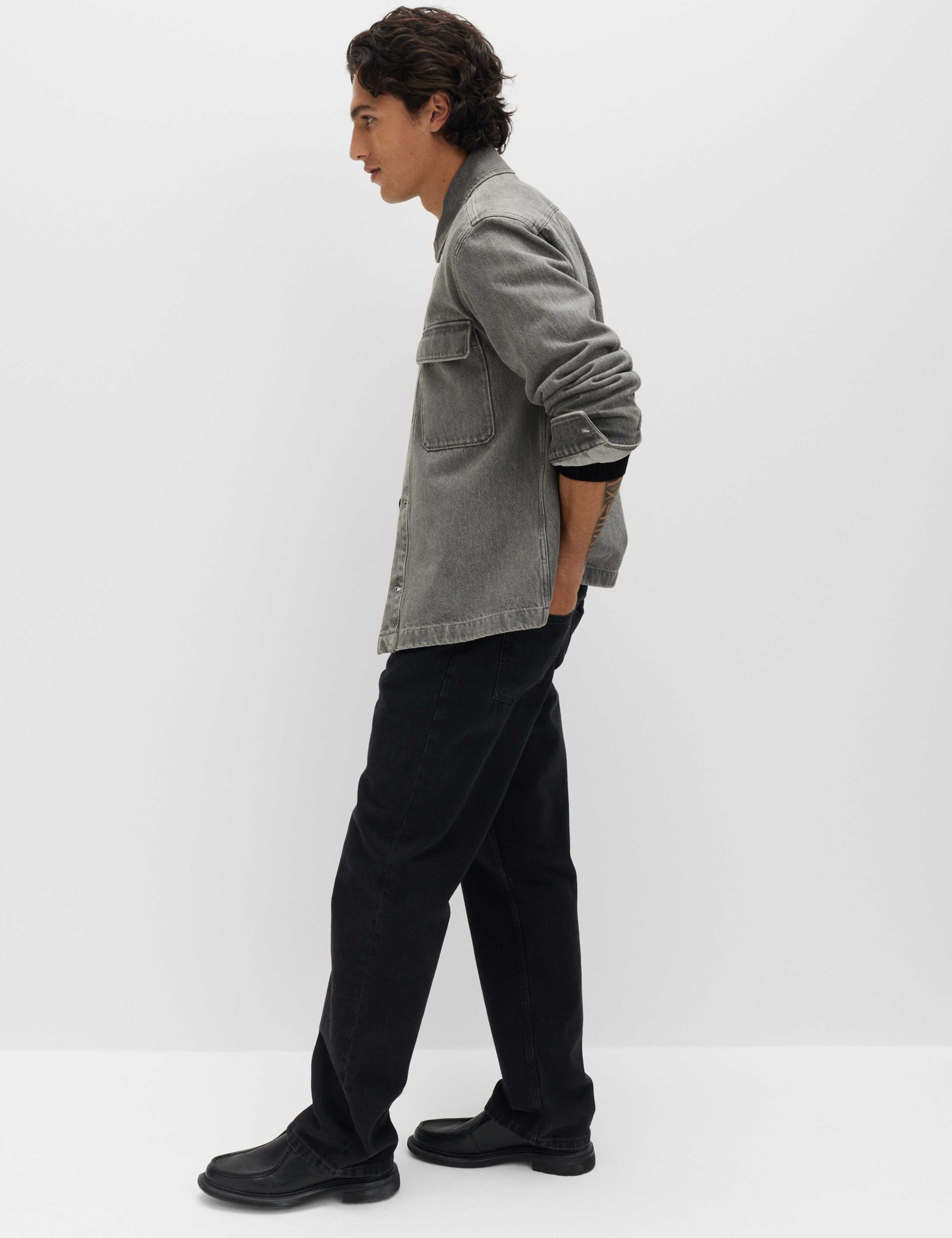 Pure Cotton Denim Overshirt 6 of 6