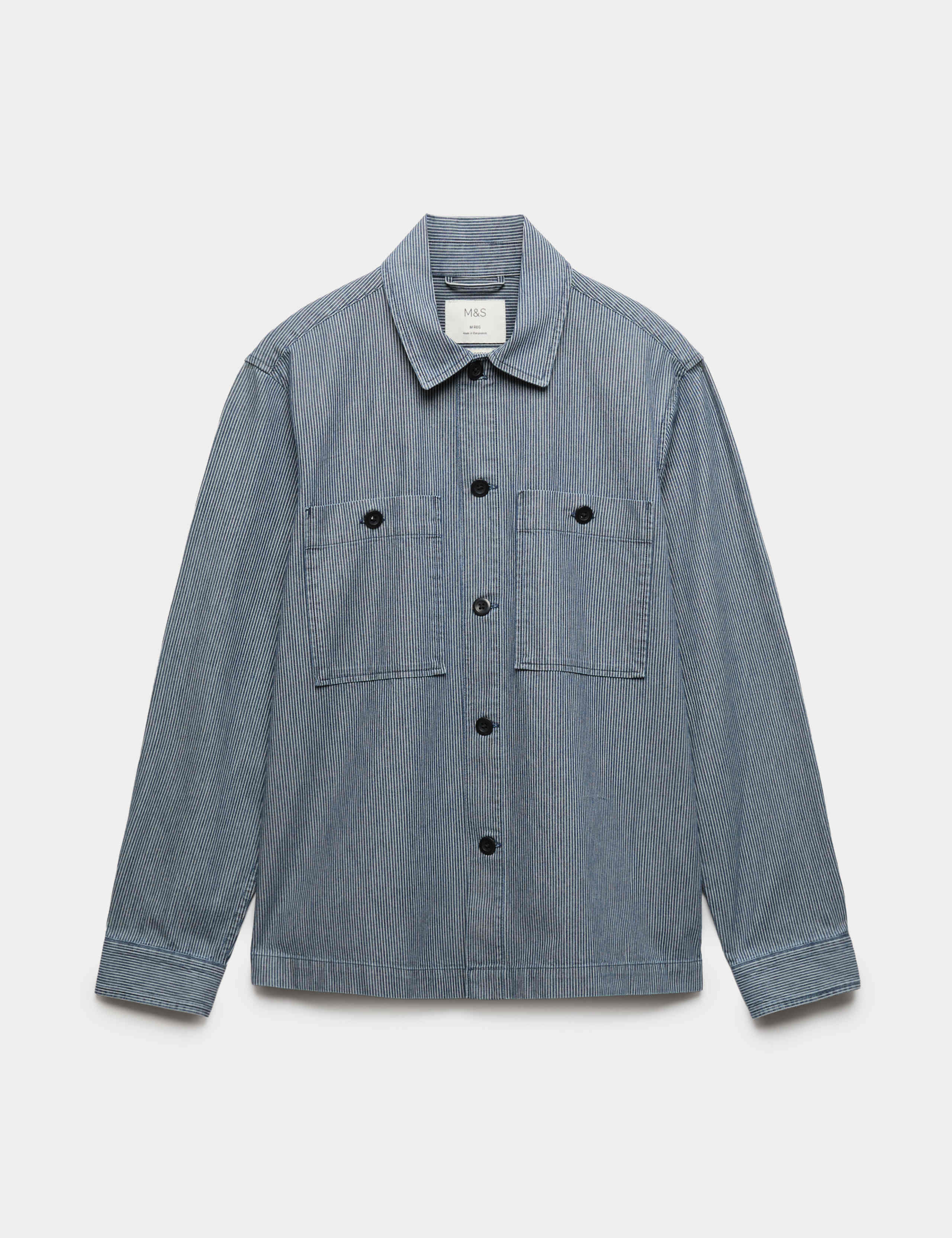 Pure Cotton Striped Overshirt 1 of 1