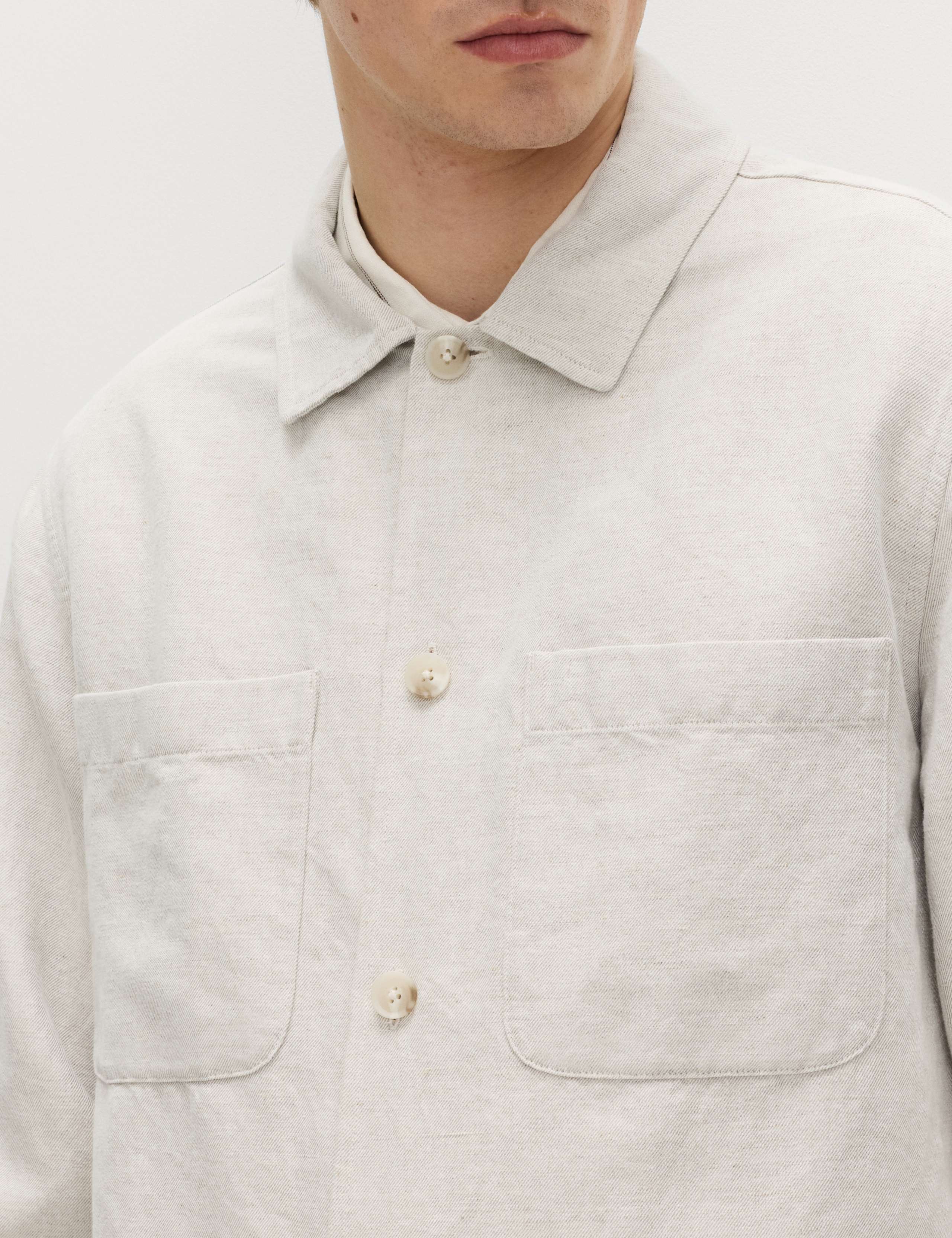 Linen Rich Overshirt 3 of 7