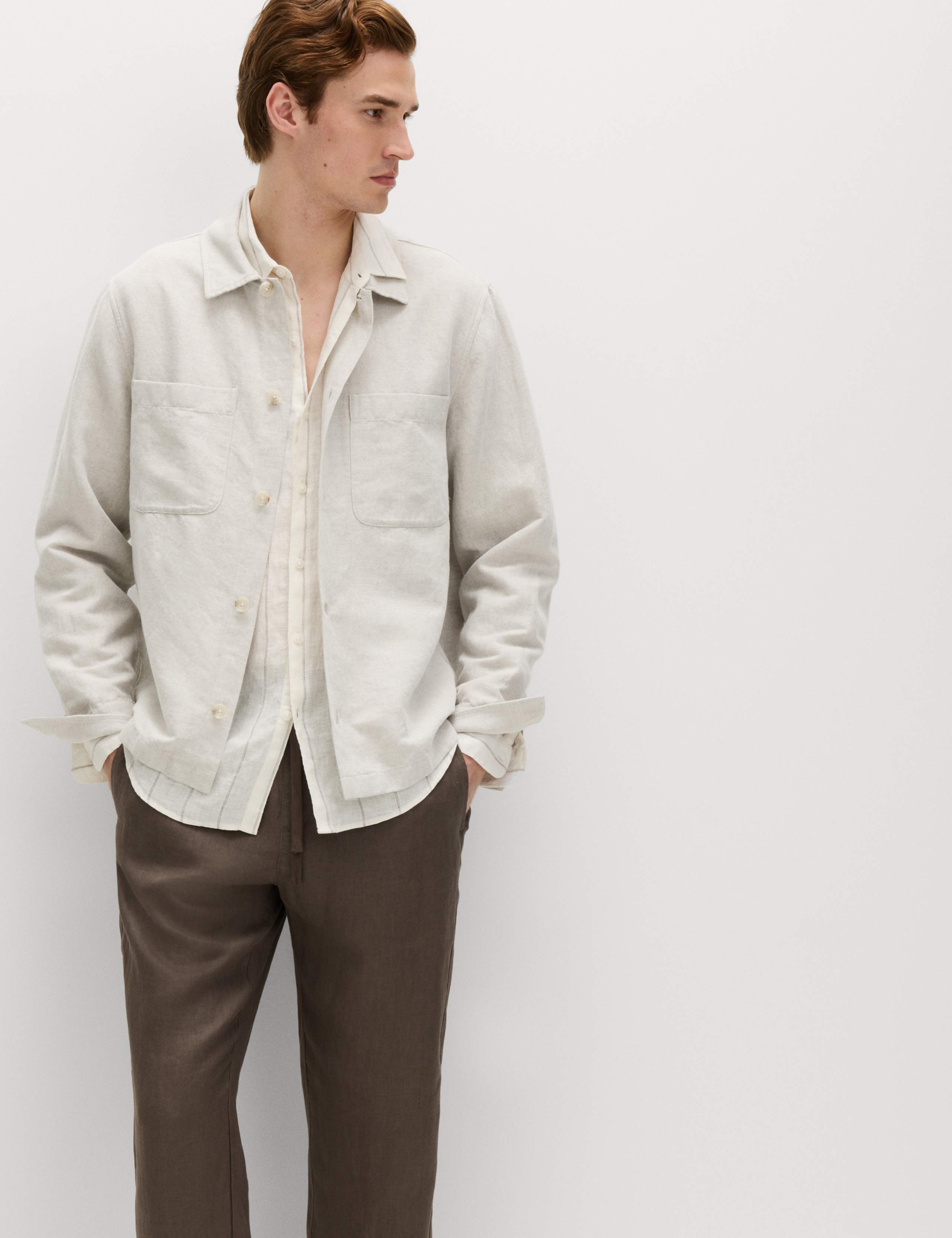 Linen Rich Overshirt 7 of 7