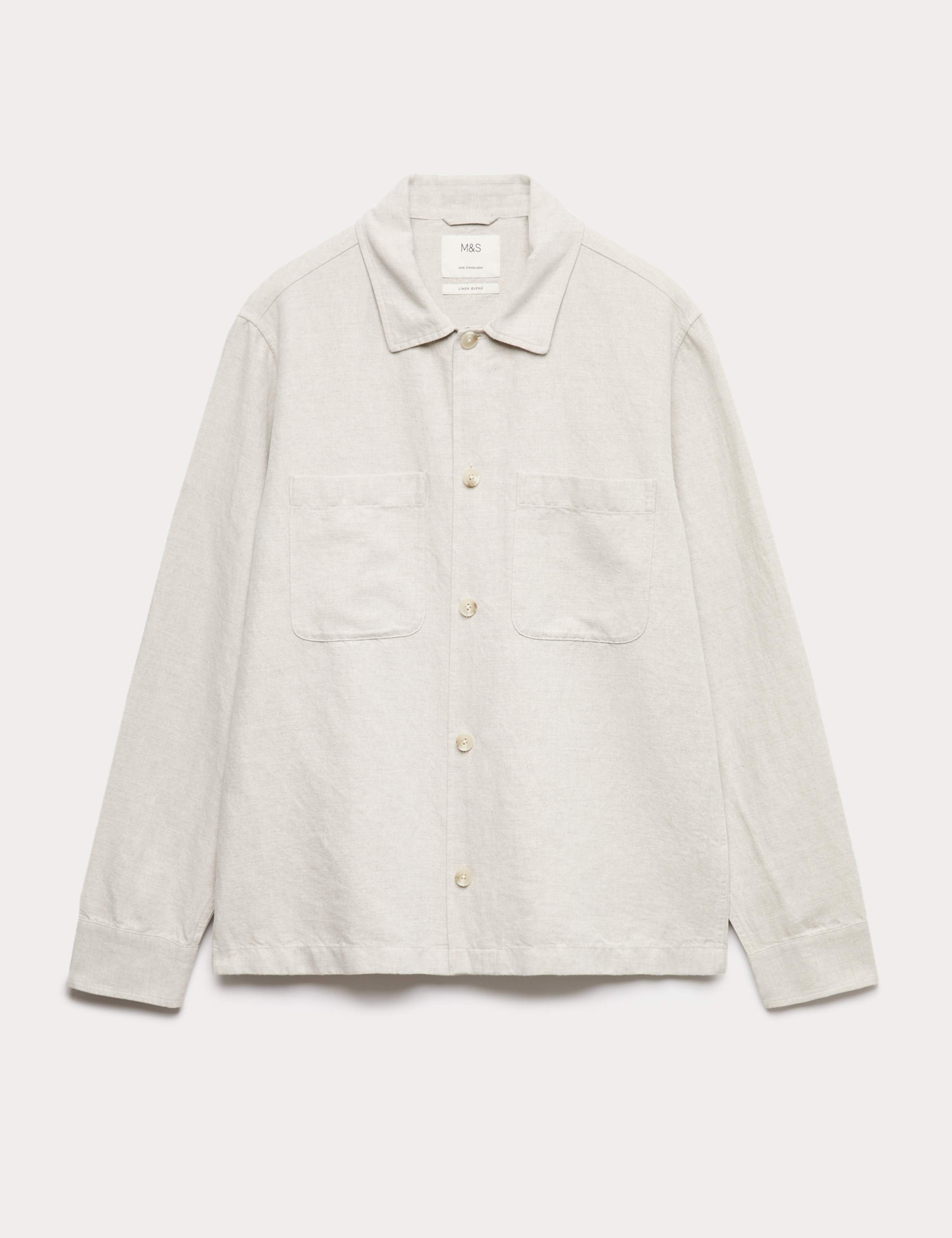 Linen Rich Overshirt 2 of 7