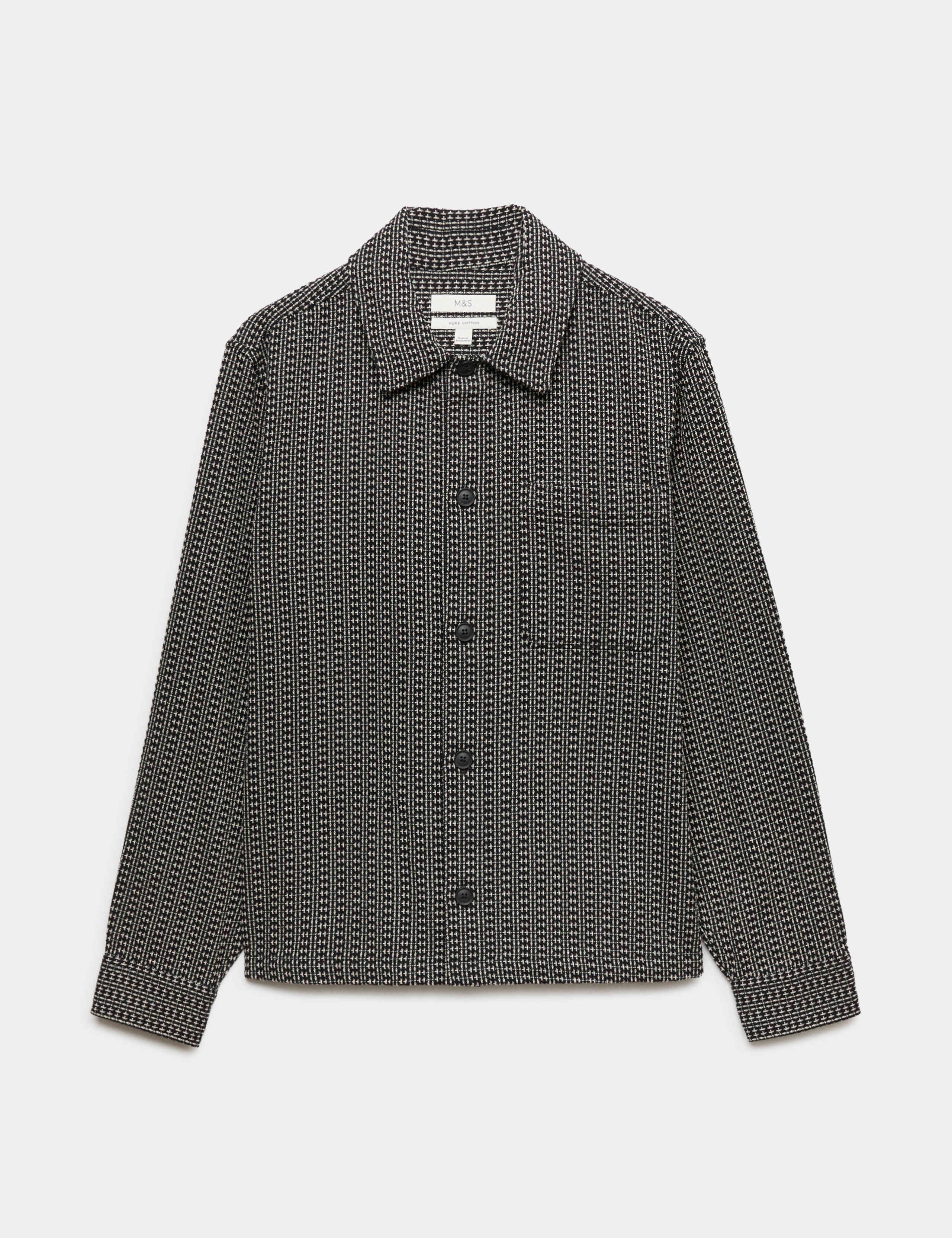 Pure Cotton Textured Overshirt 1 of 1
