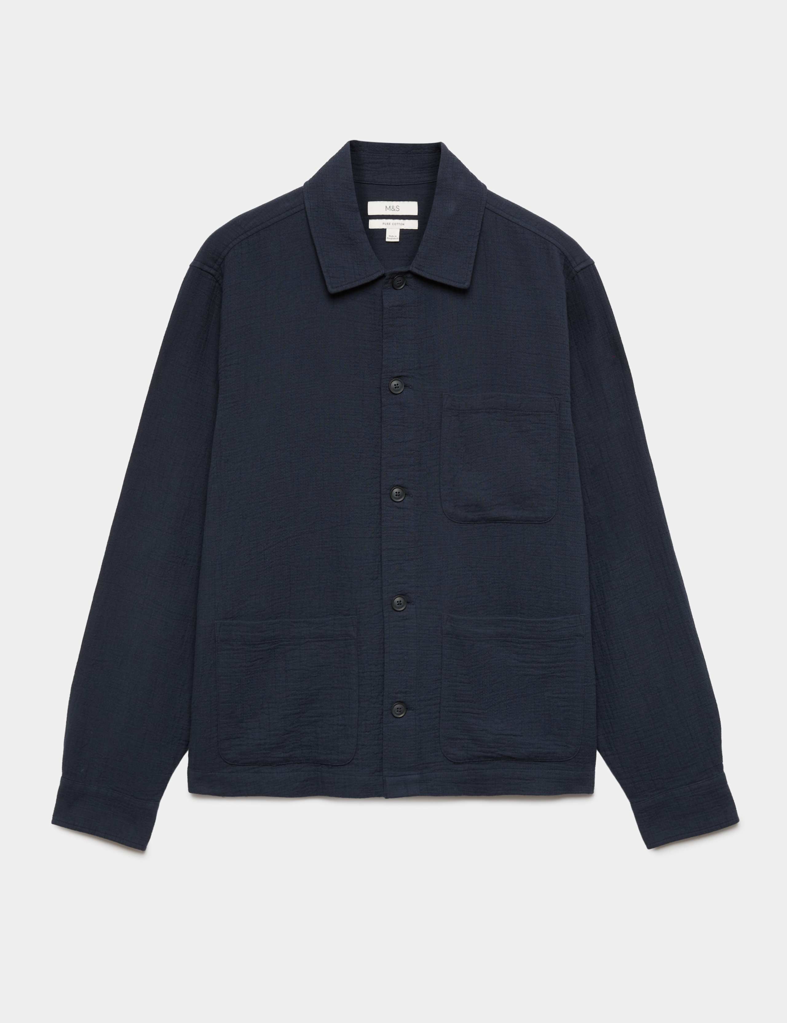 Pure Cotton Double Cloth Overshirt 2 of 6
