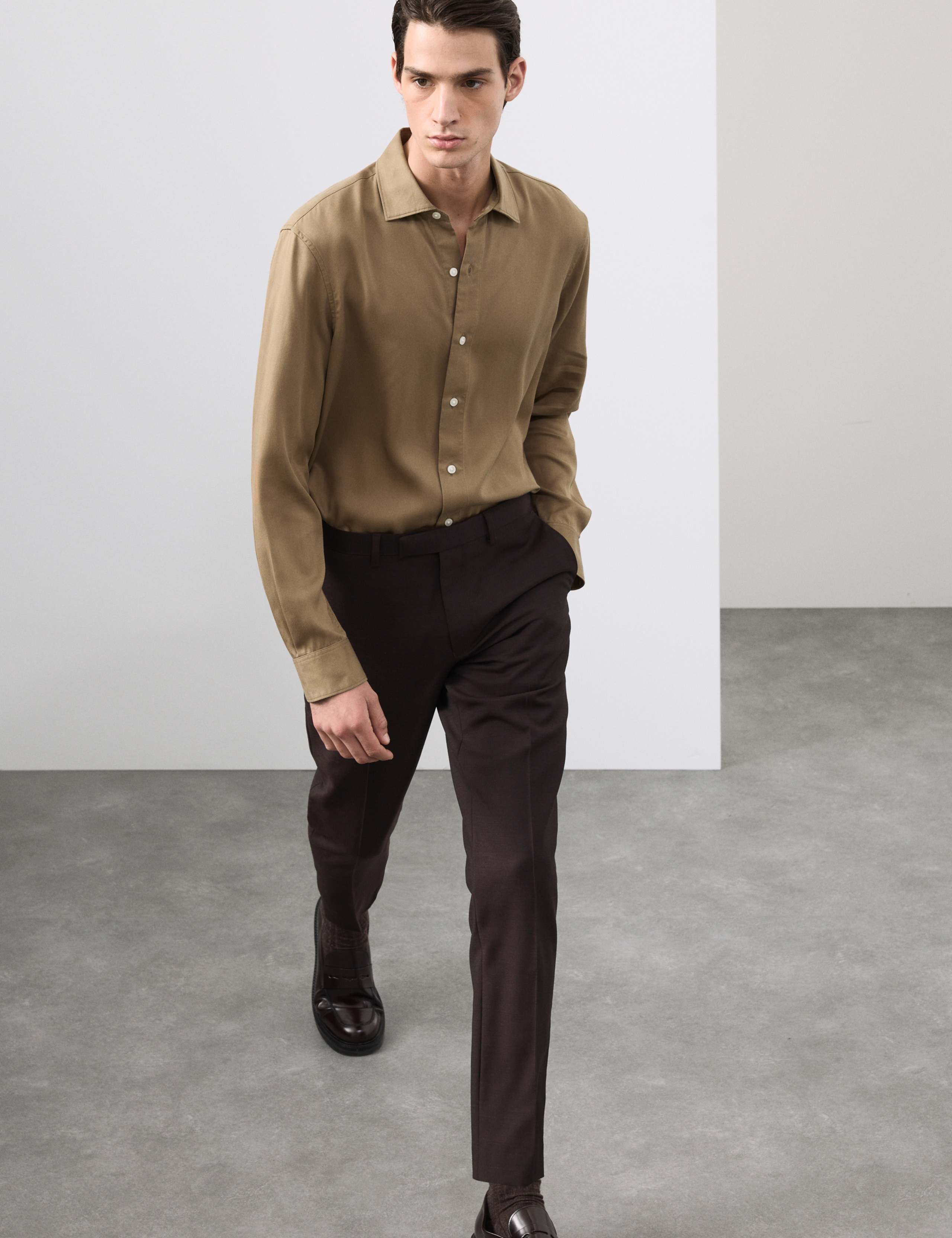 Regular Fit Easy Iron Long Sleeve Shirt 5 of 8