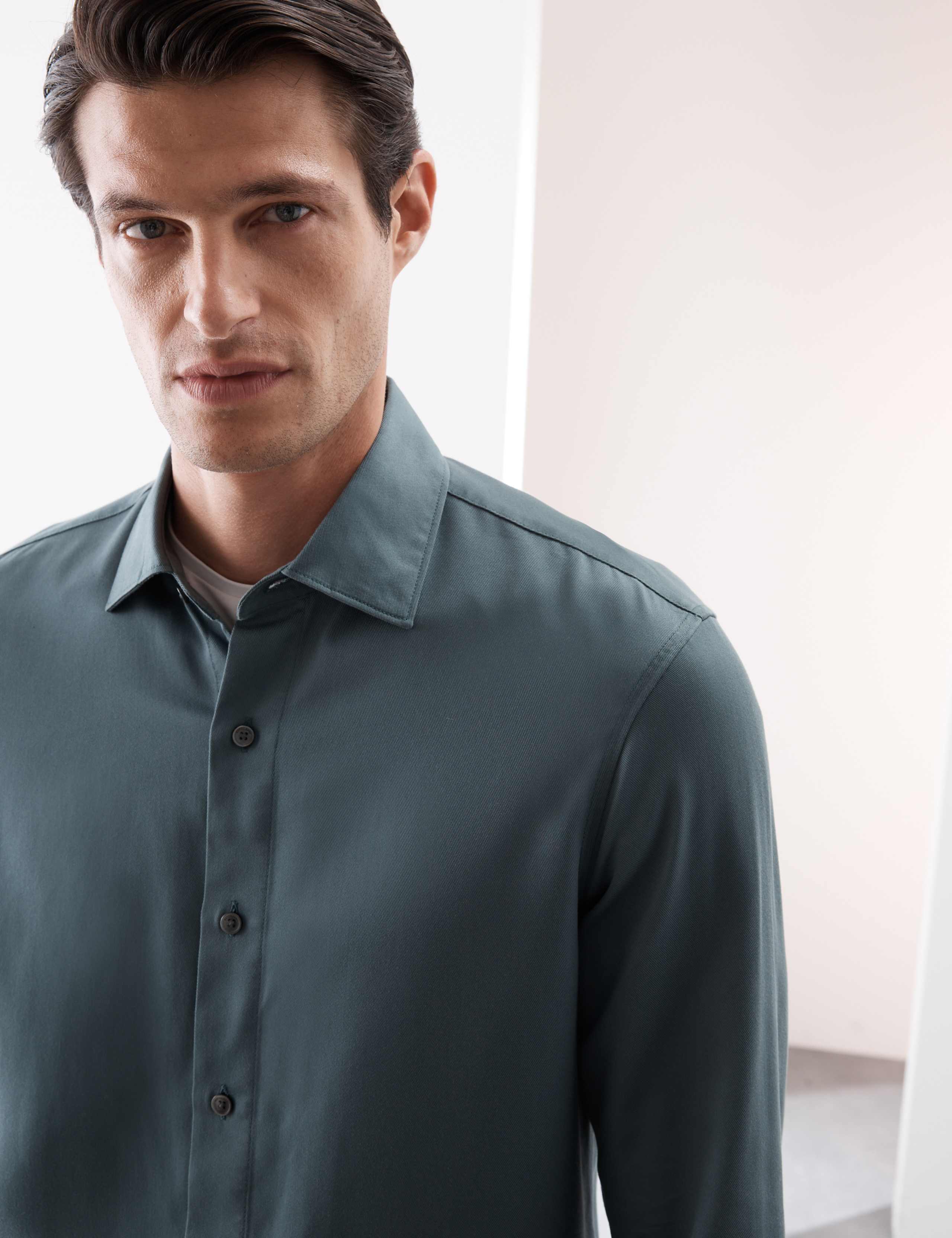 Regular Fit Easy Iron Long Sleeve Shirt 3 of 5