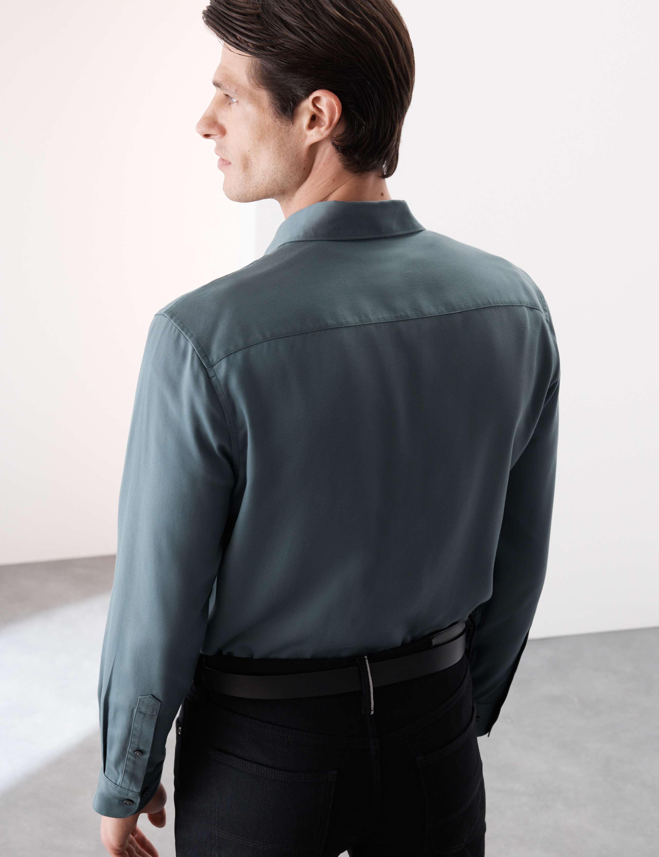 Regular Fit Easy Iron Long Sleeve Shirt 5 of 5