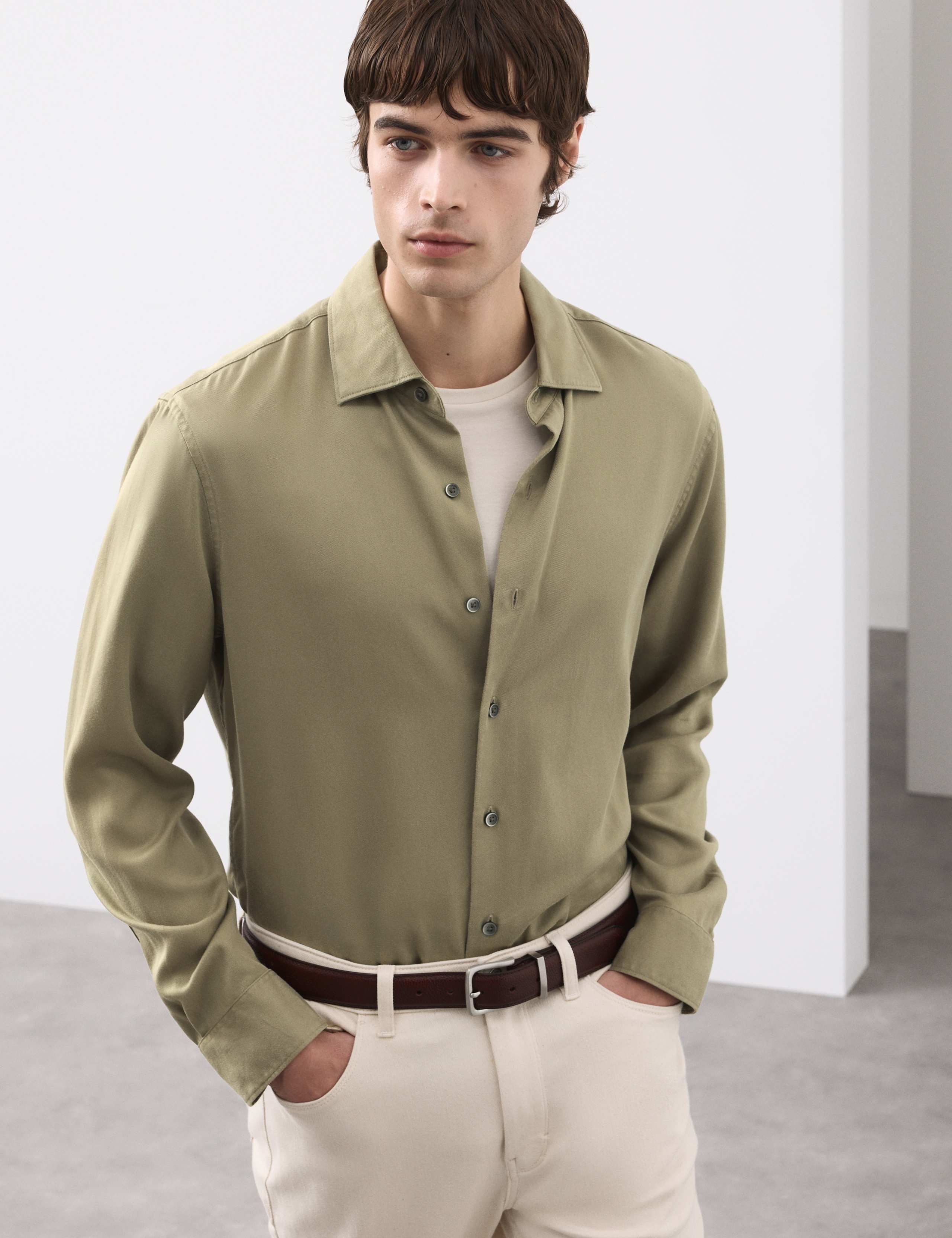 Regular Fit Easy Iron Long Sleeve Shirt 6 of 6