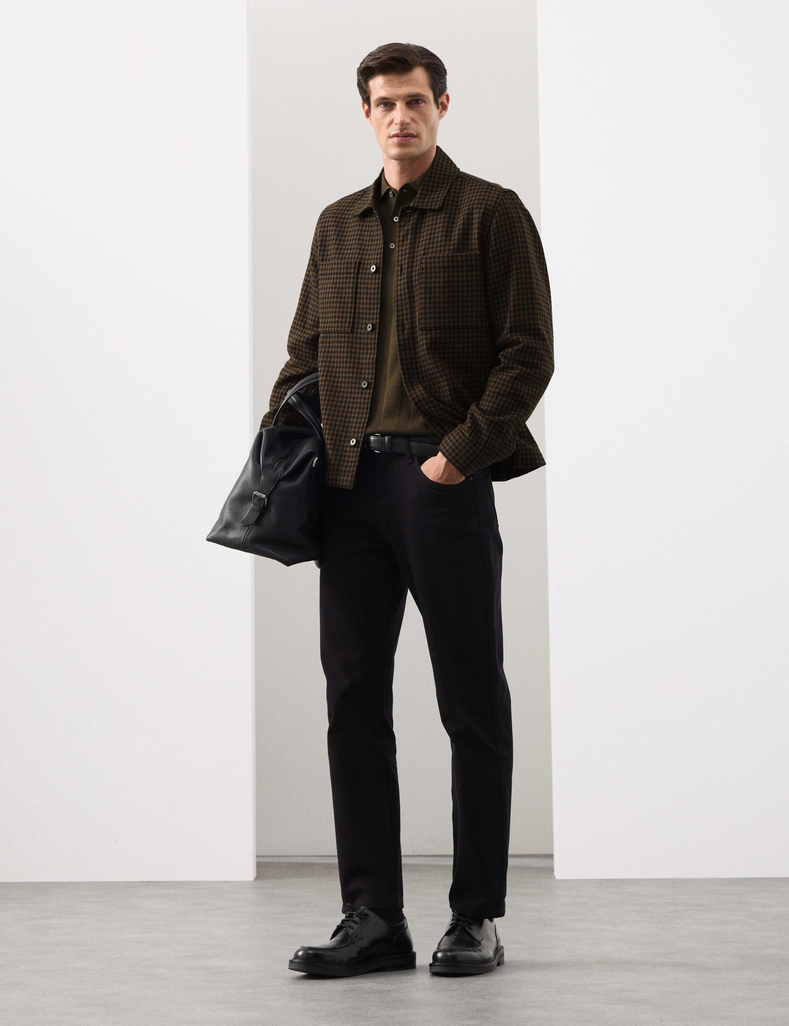 Pure Cotton Puppytooth Overshirt 3 of 6