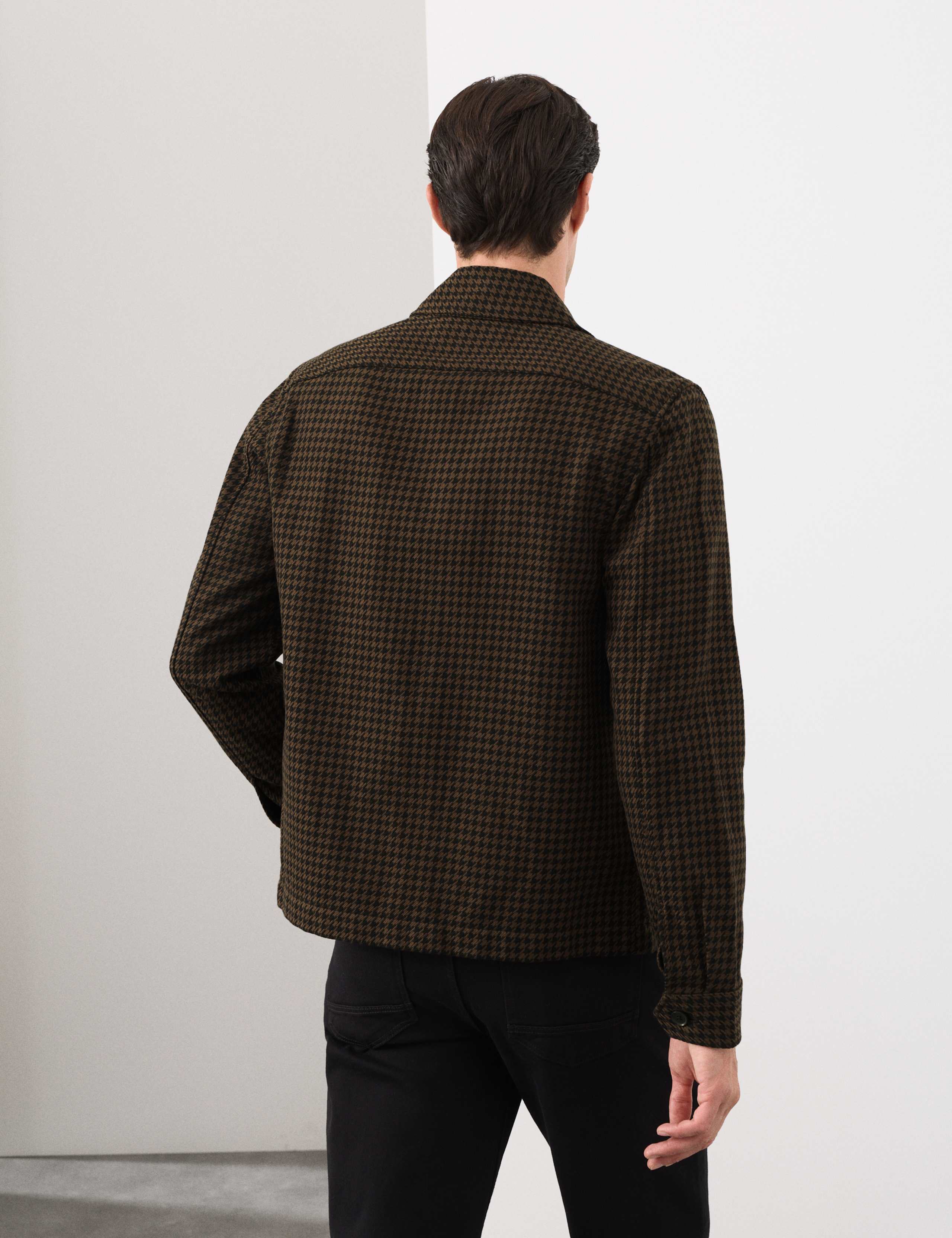 Pure Cotton Puppytooth Overshirt 4 of 6