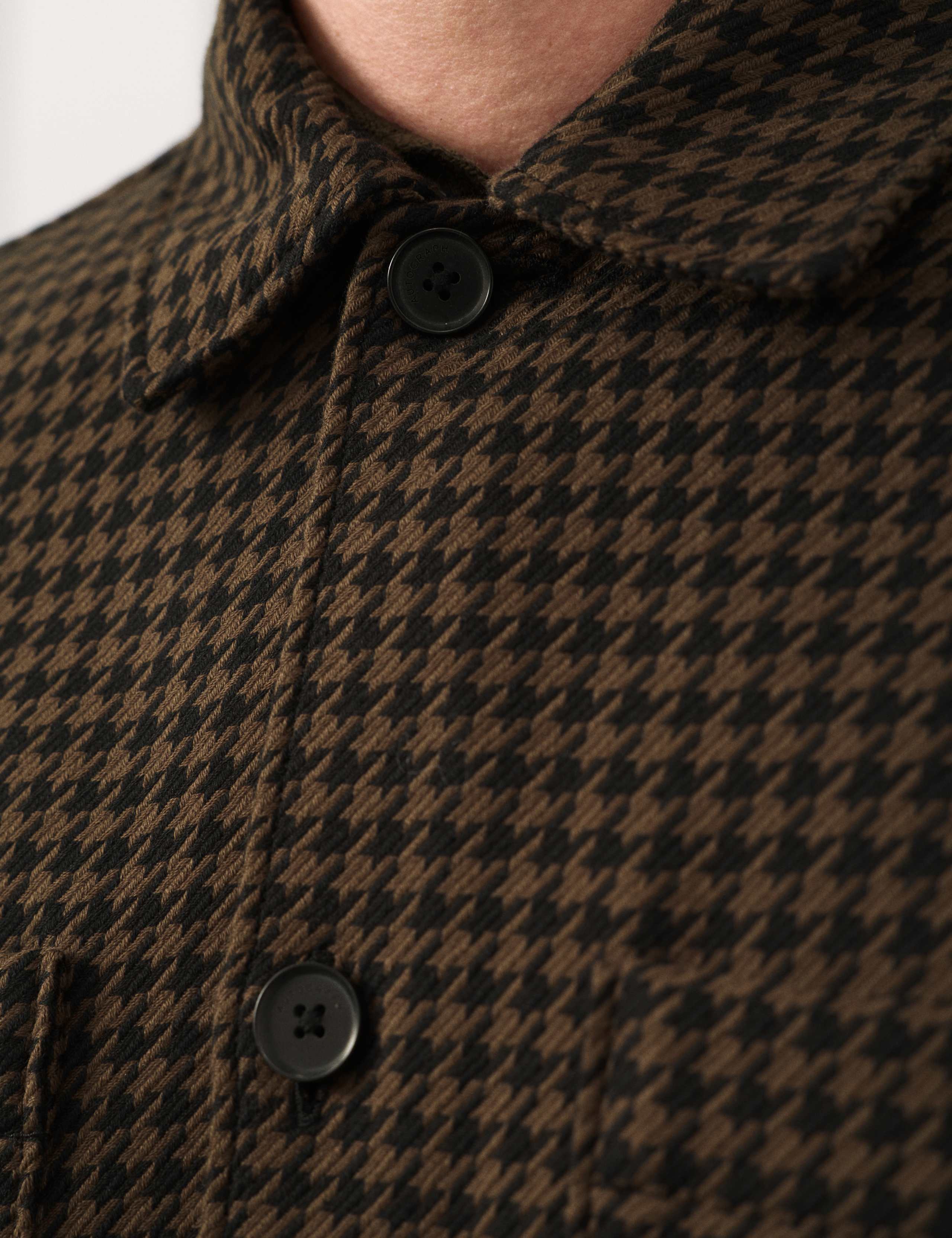 Pure Cotton Puppytooth Overshirt 5 of 6
