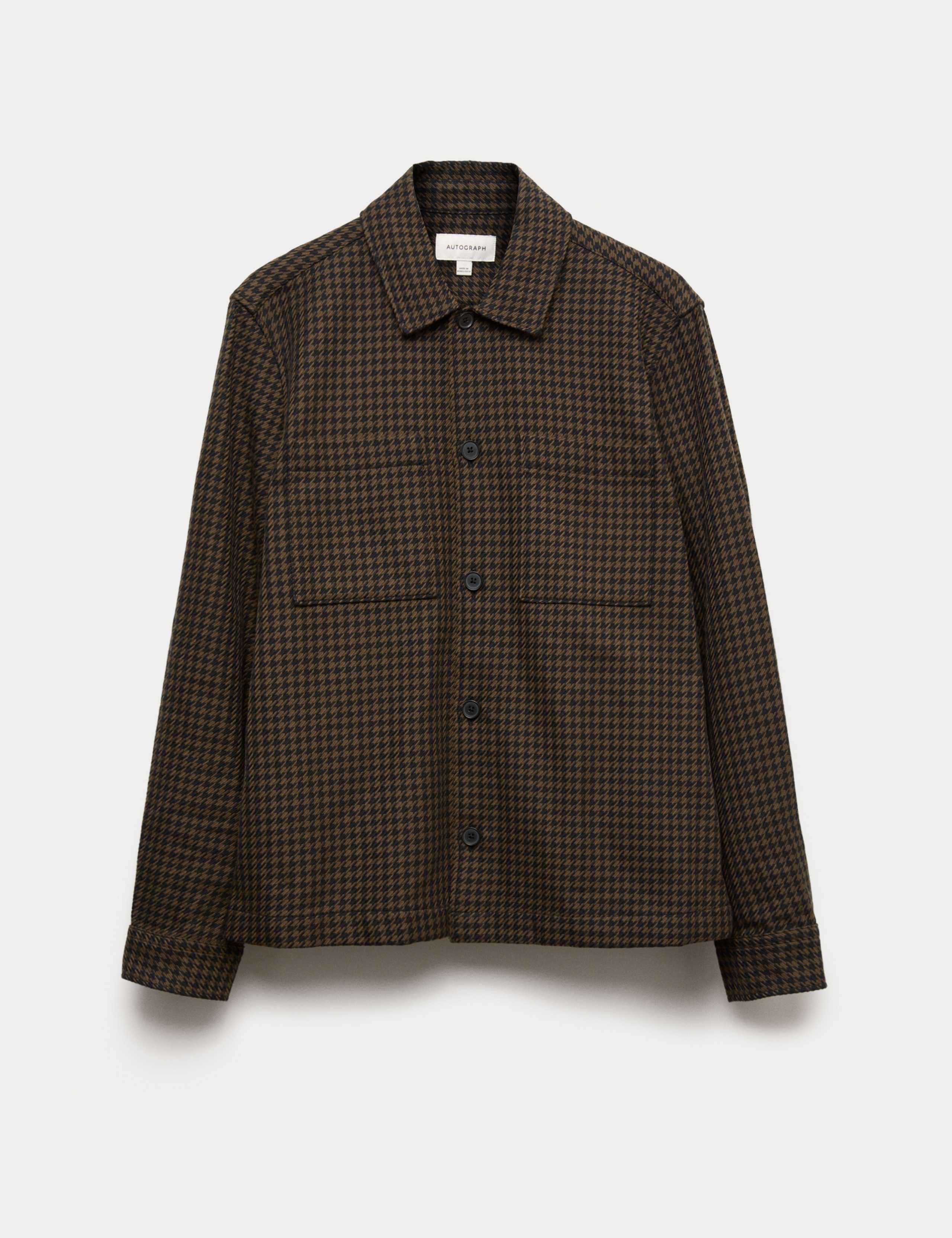 Pure Cotton Puppytooth Overshirt 2 of 6