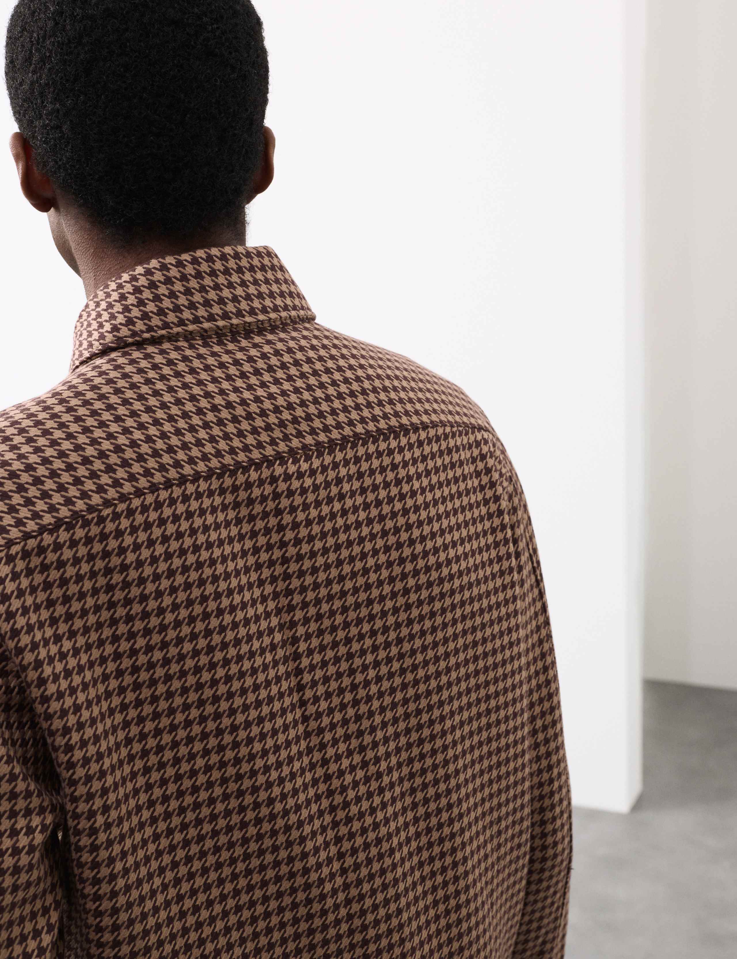 Pure Cotton Puppytooth Overshirt 3 of 6