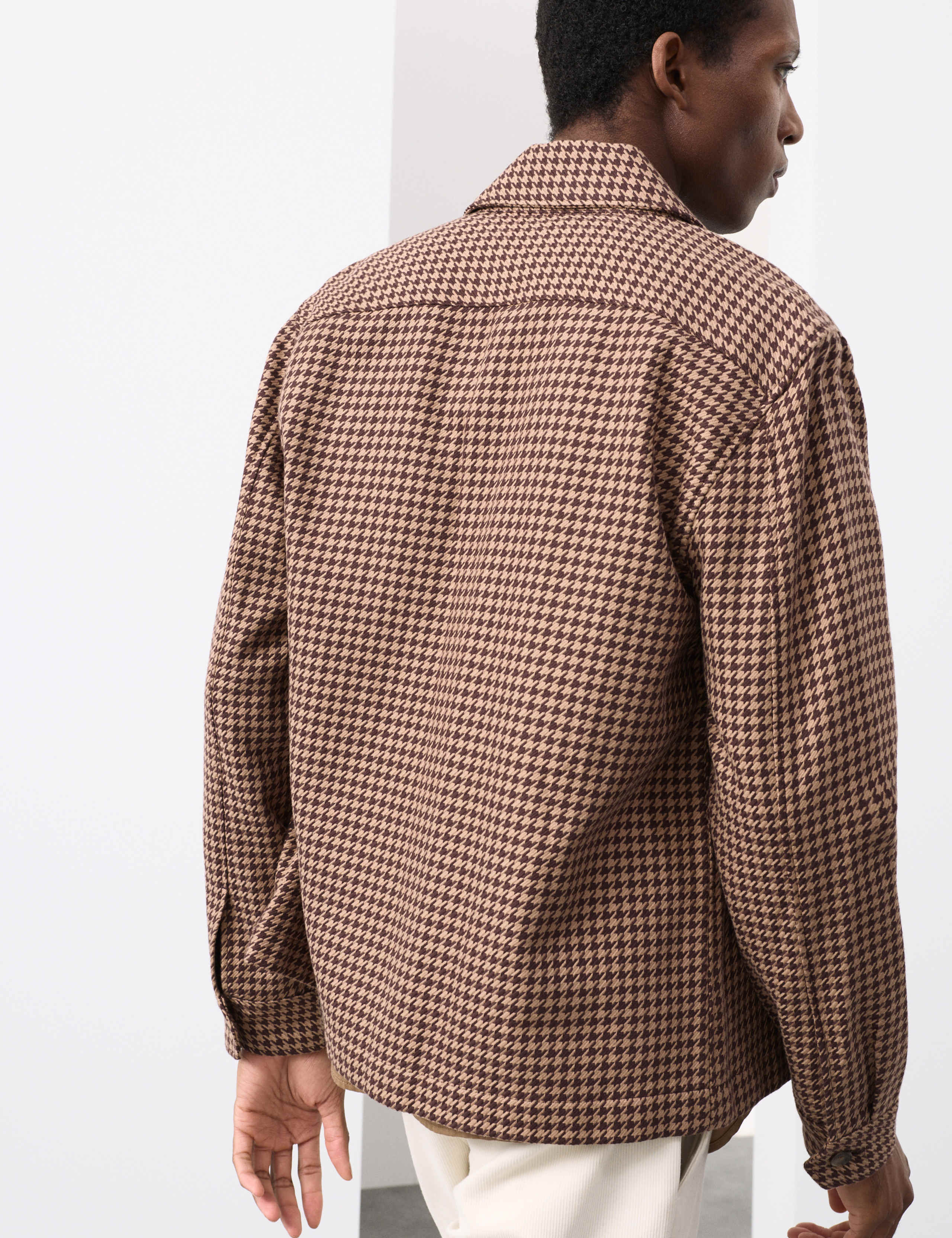 Pure Cotton Puppytooth Overshirt 5 of 6