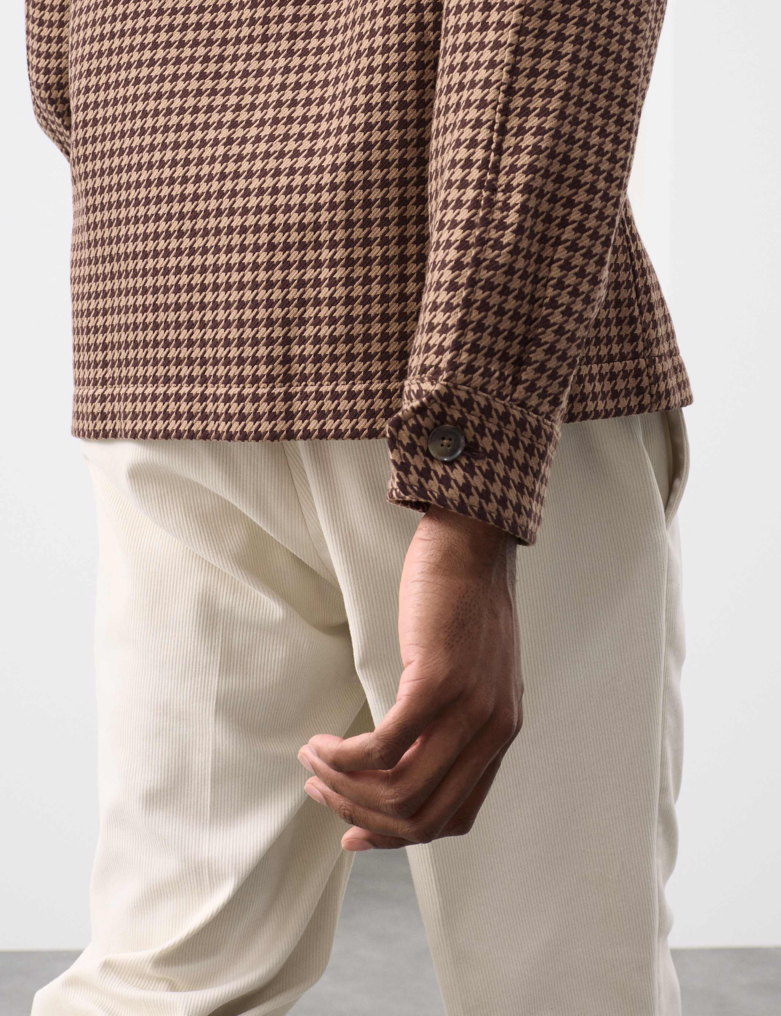 Pure Cotton Puppytooth Overshirt 6 of 6