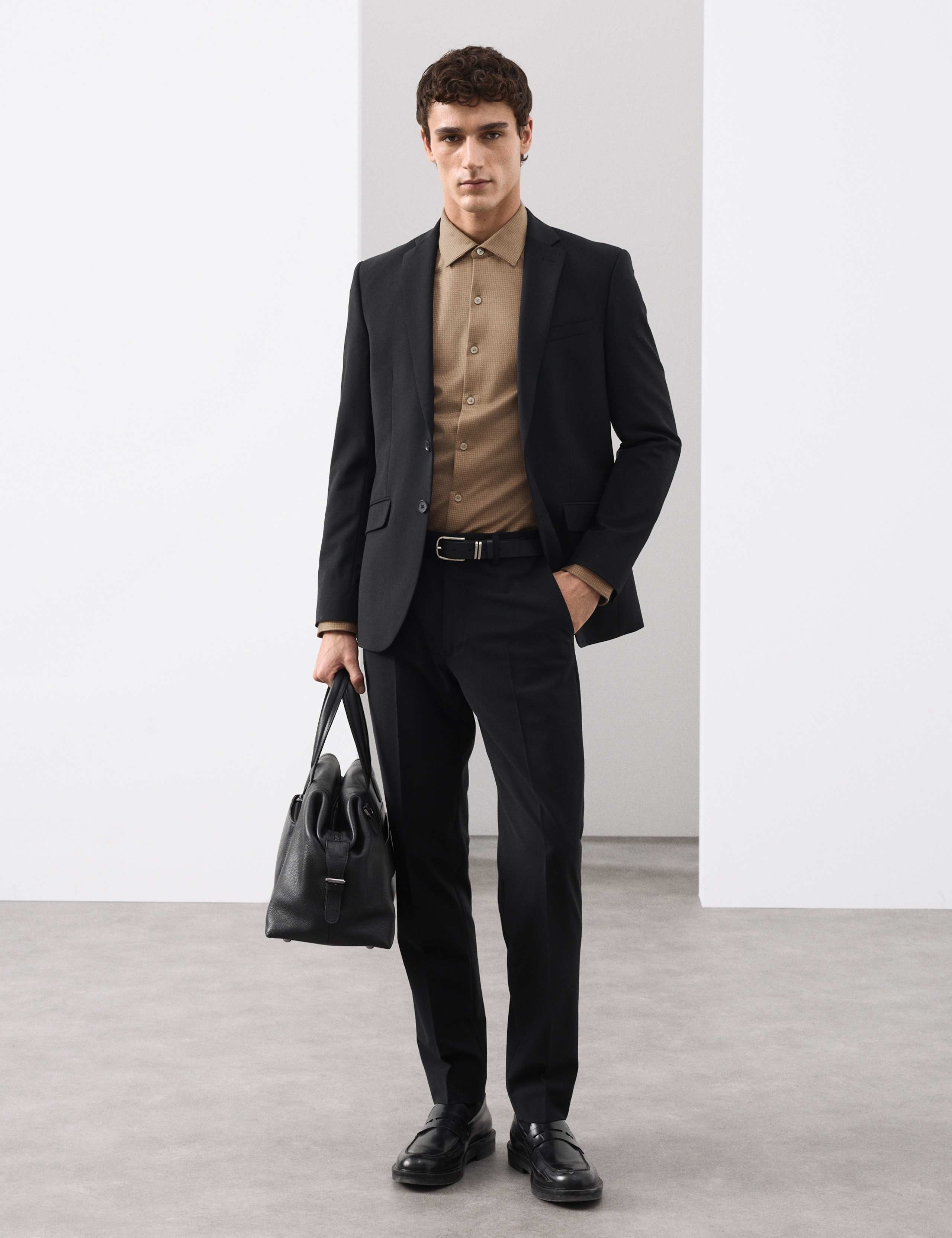 Slim Fit Easy Iron Pure Cotton Jersey Shirt 6 of 6