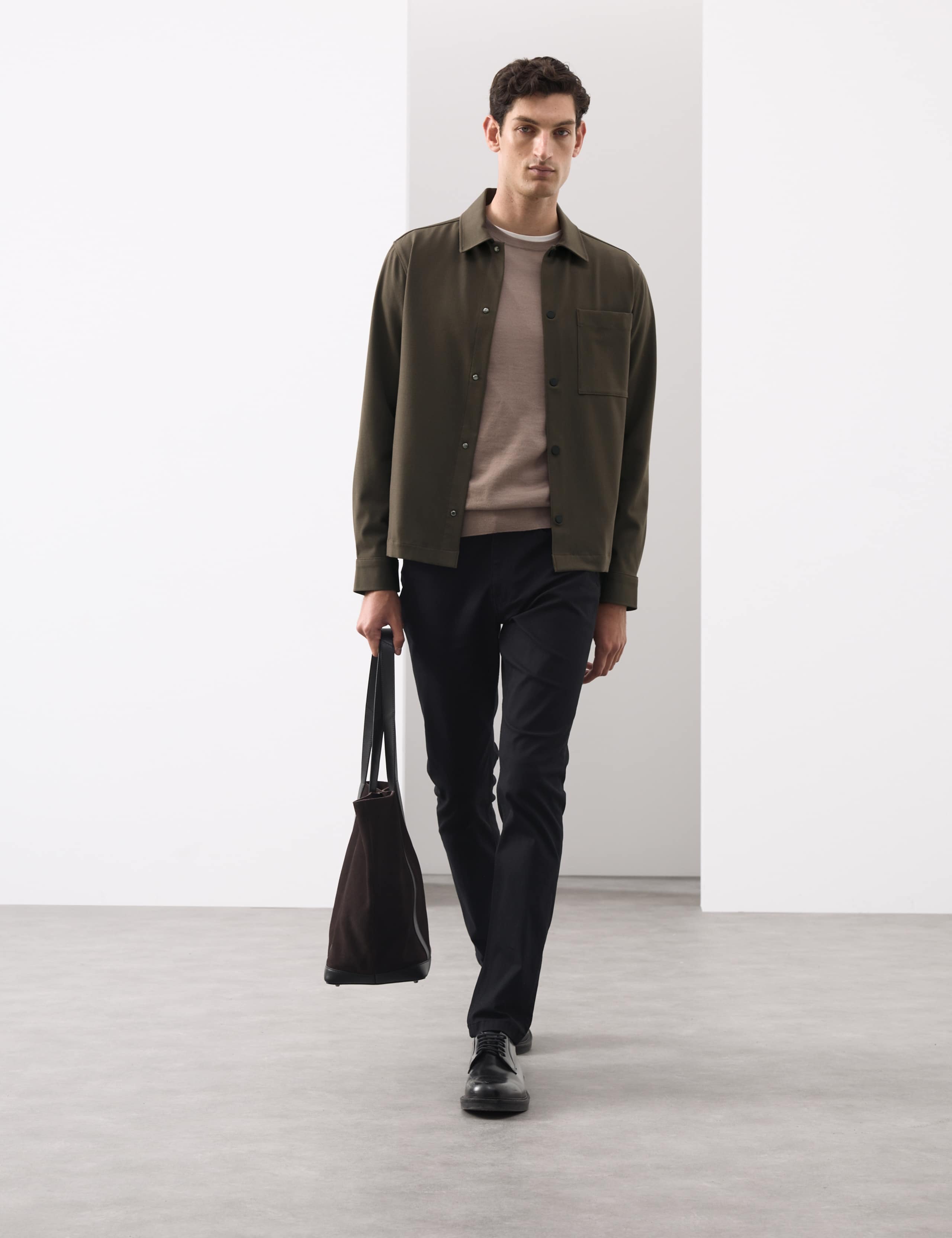 Regular Fit Stretch Overshirt 4 of 7