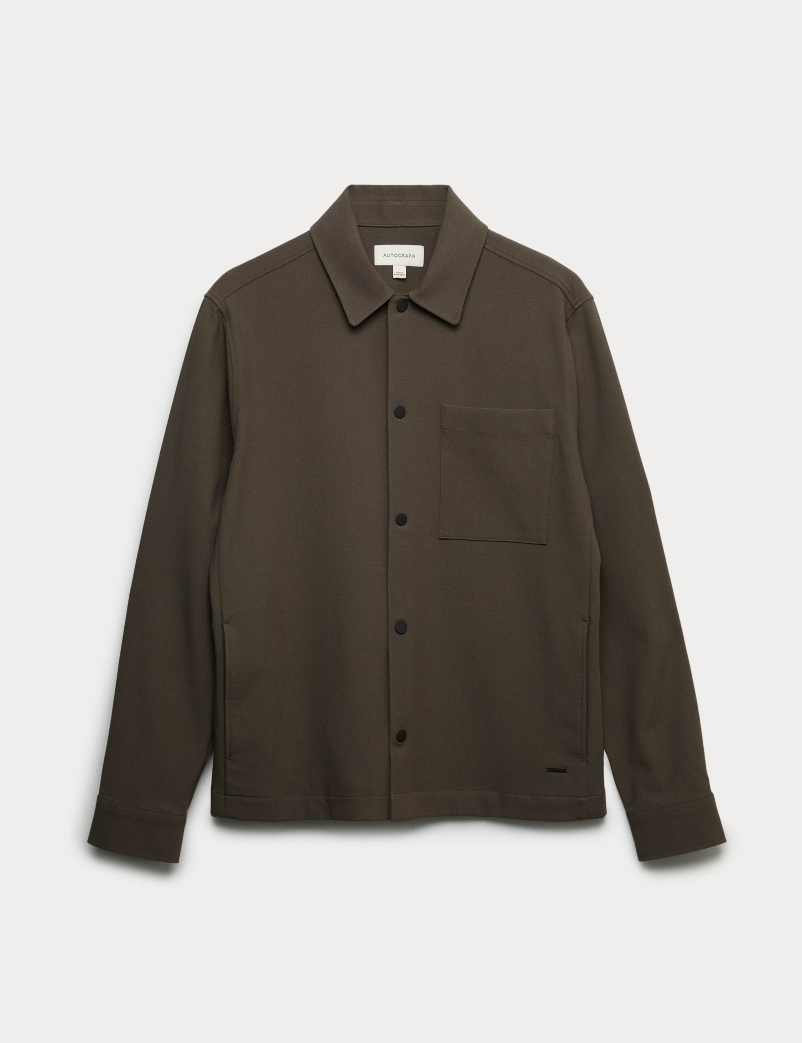 Regular Fit Stretch Overshirt 2 of 7