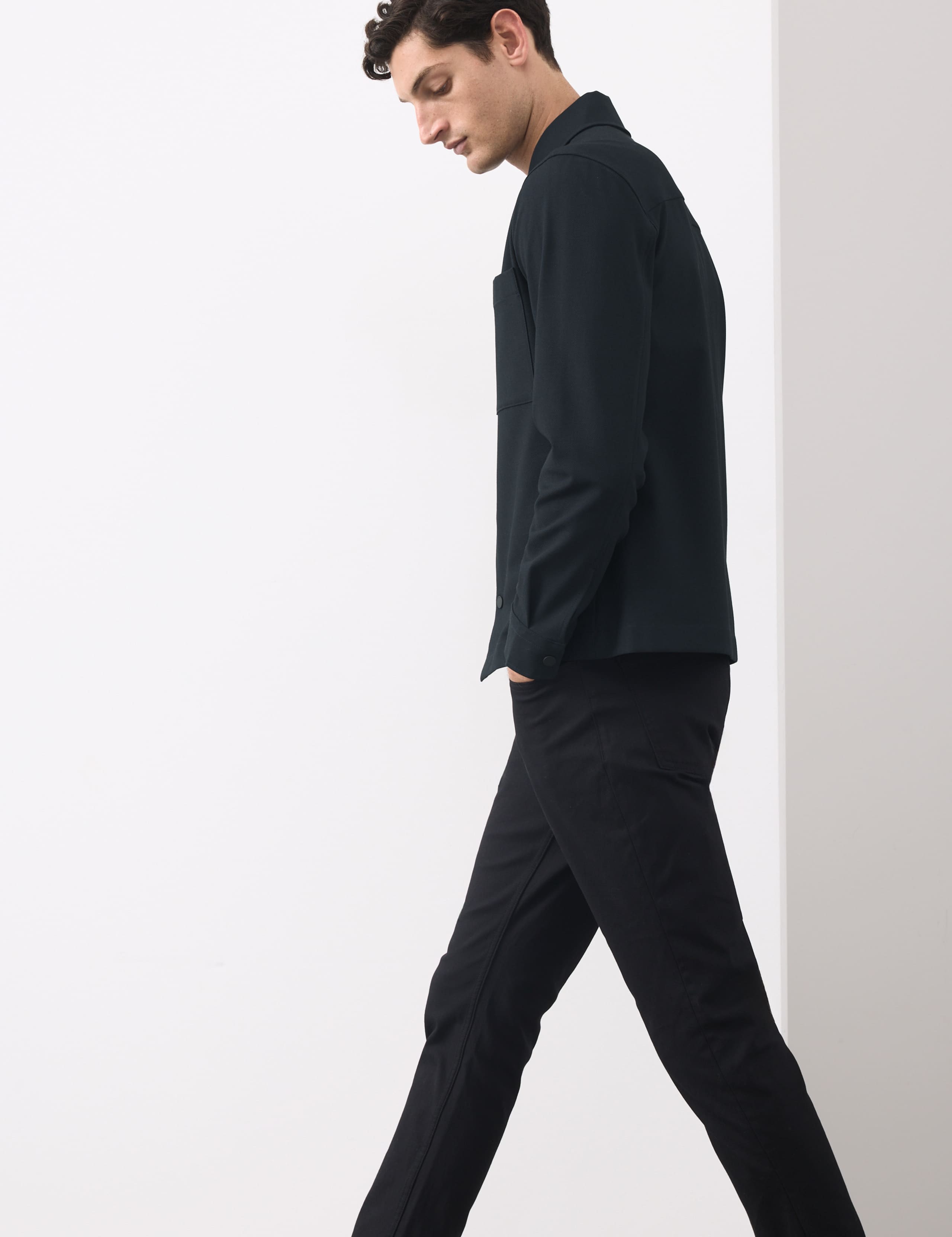 Regular Fit Stretch Overshirt 6 of 6