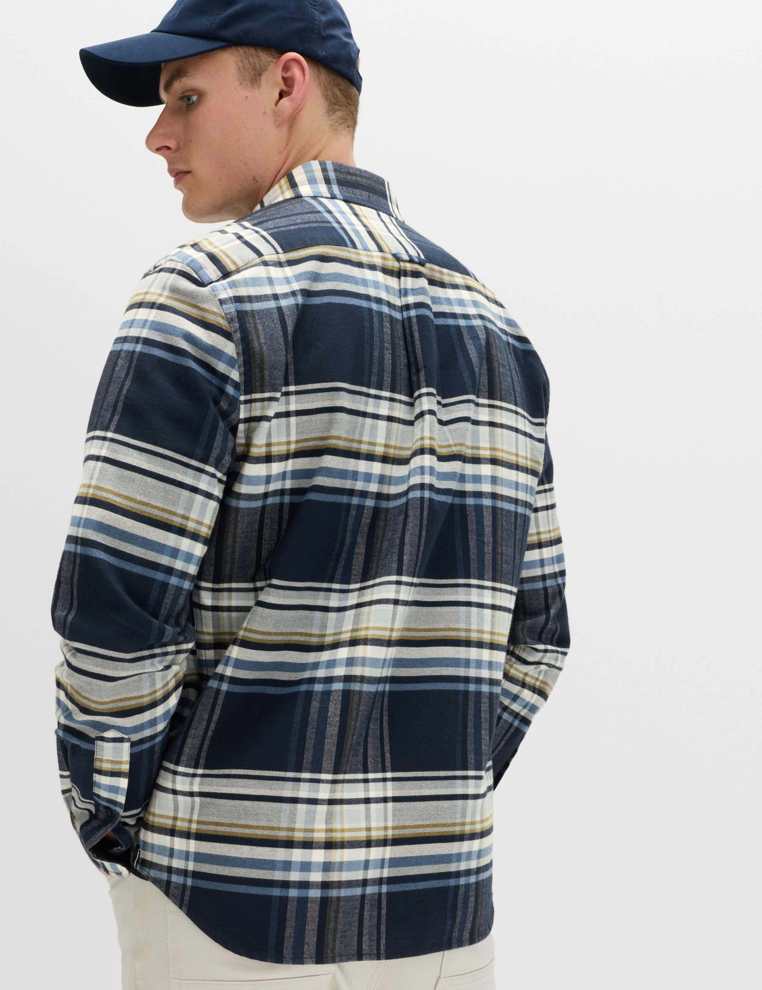 Cotton Rich Check Oxford Shirt 4 of 7