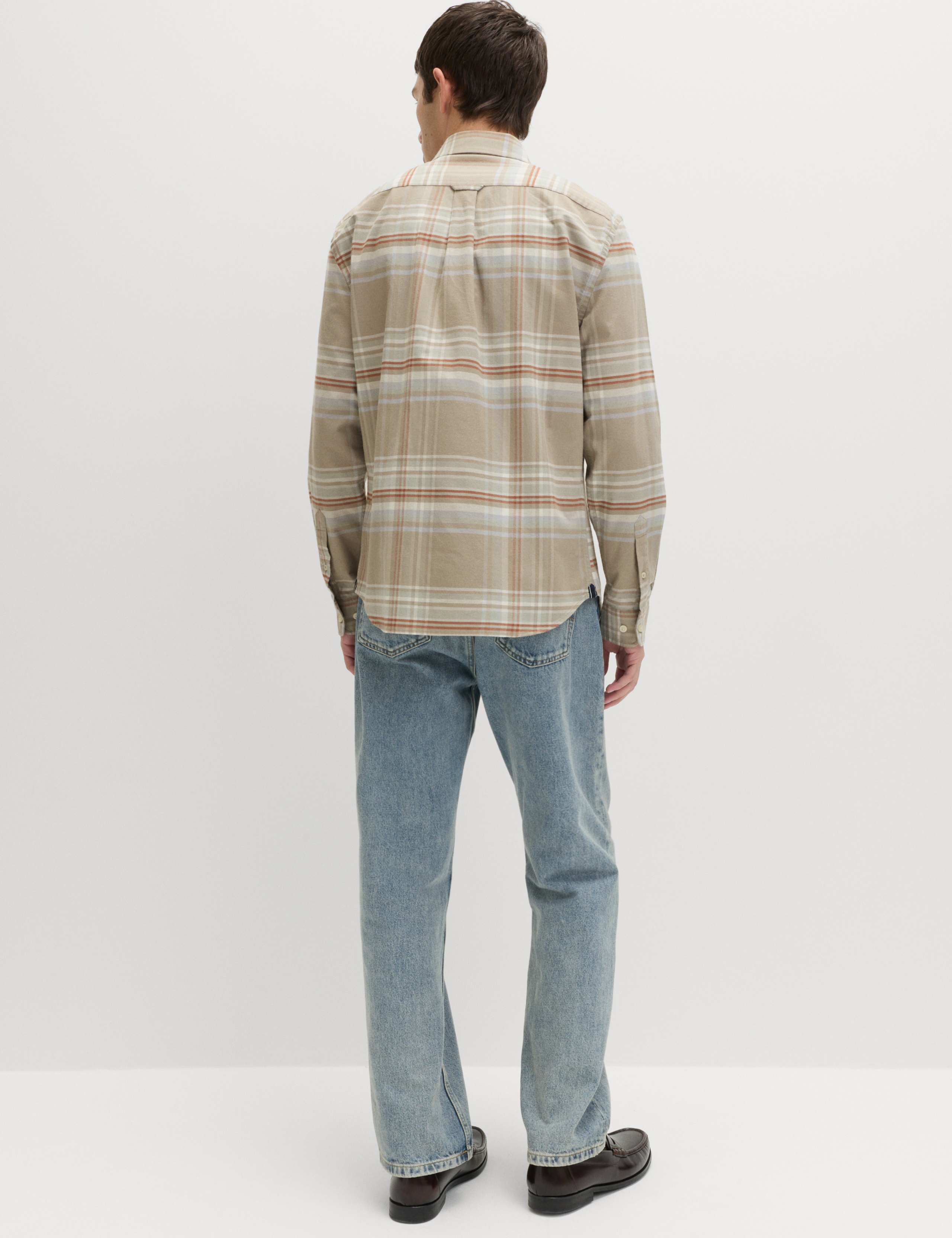 Cotton Rich Check Oxford Shirt 5 of 7