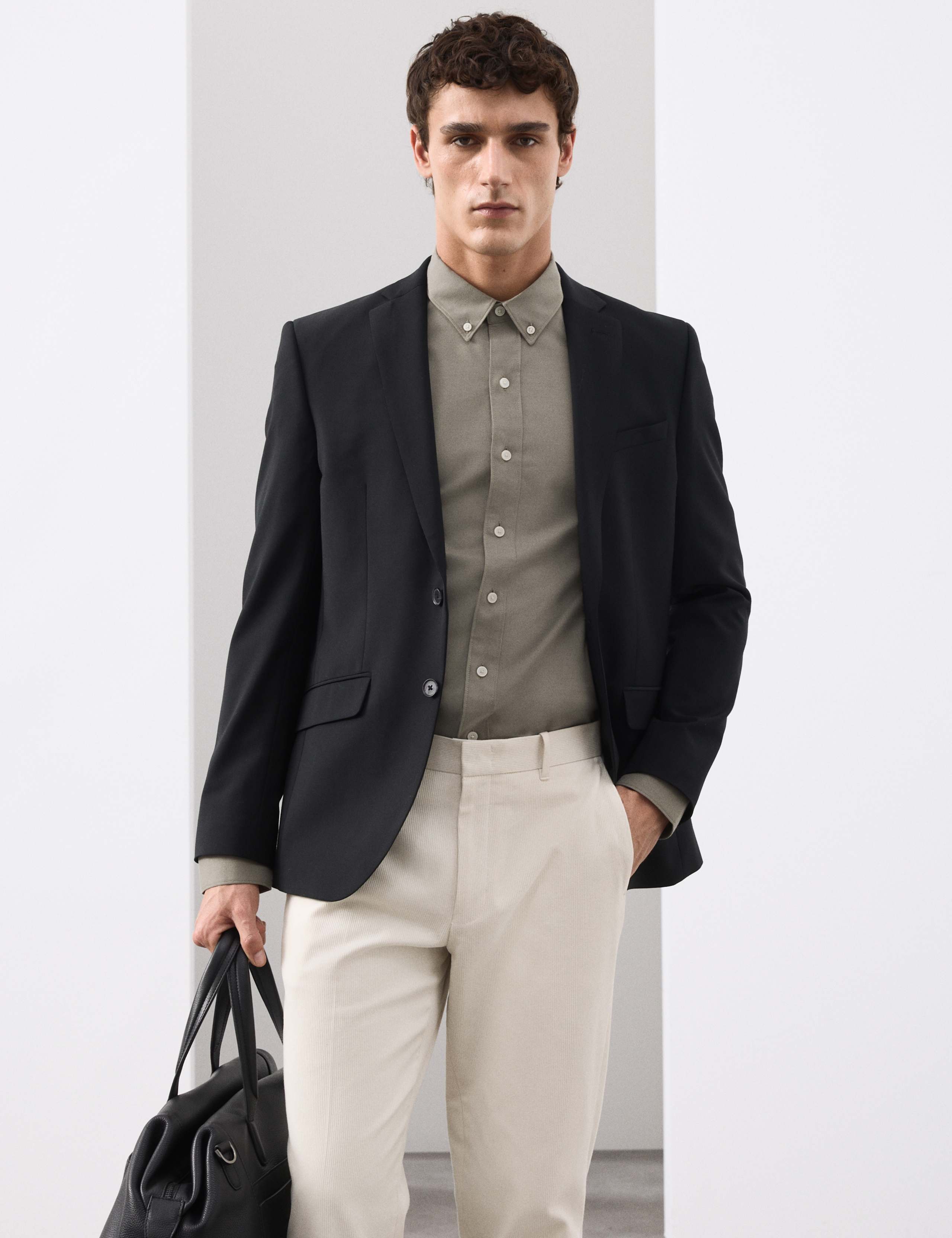 Slim Fit Cotton Rich Flannel Shirt 3 of 6