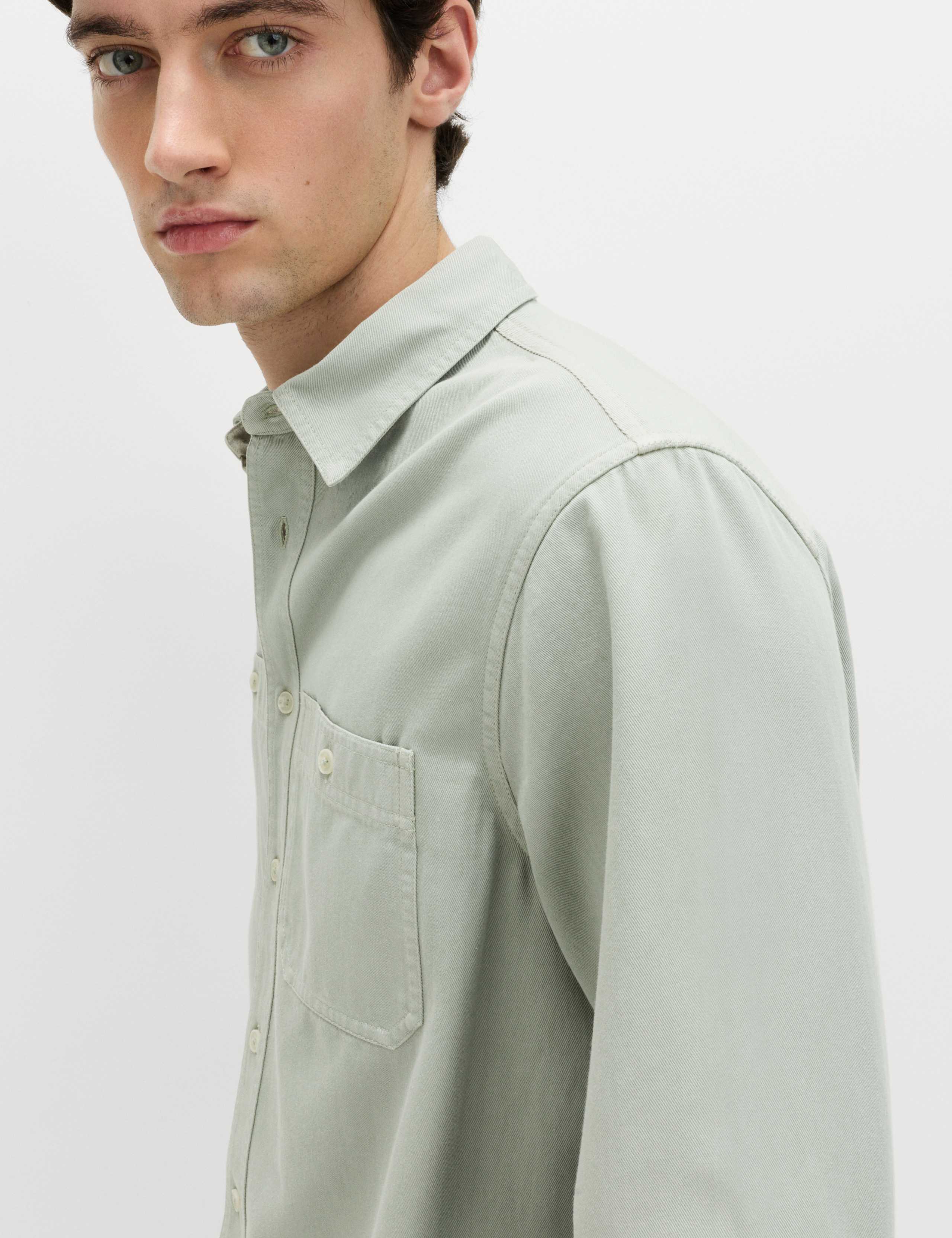 Pure Cotton Garment Dye Oxford Shirt 5 of 6