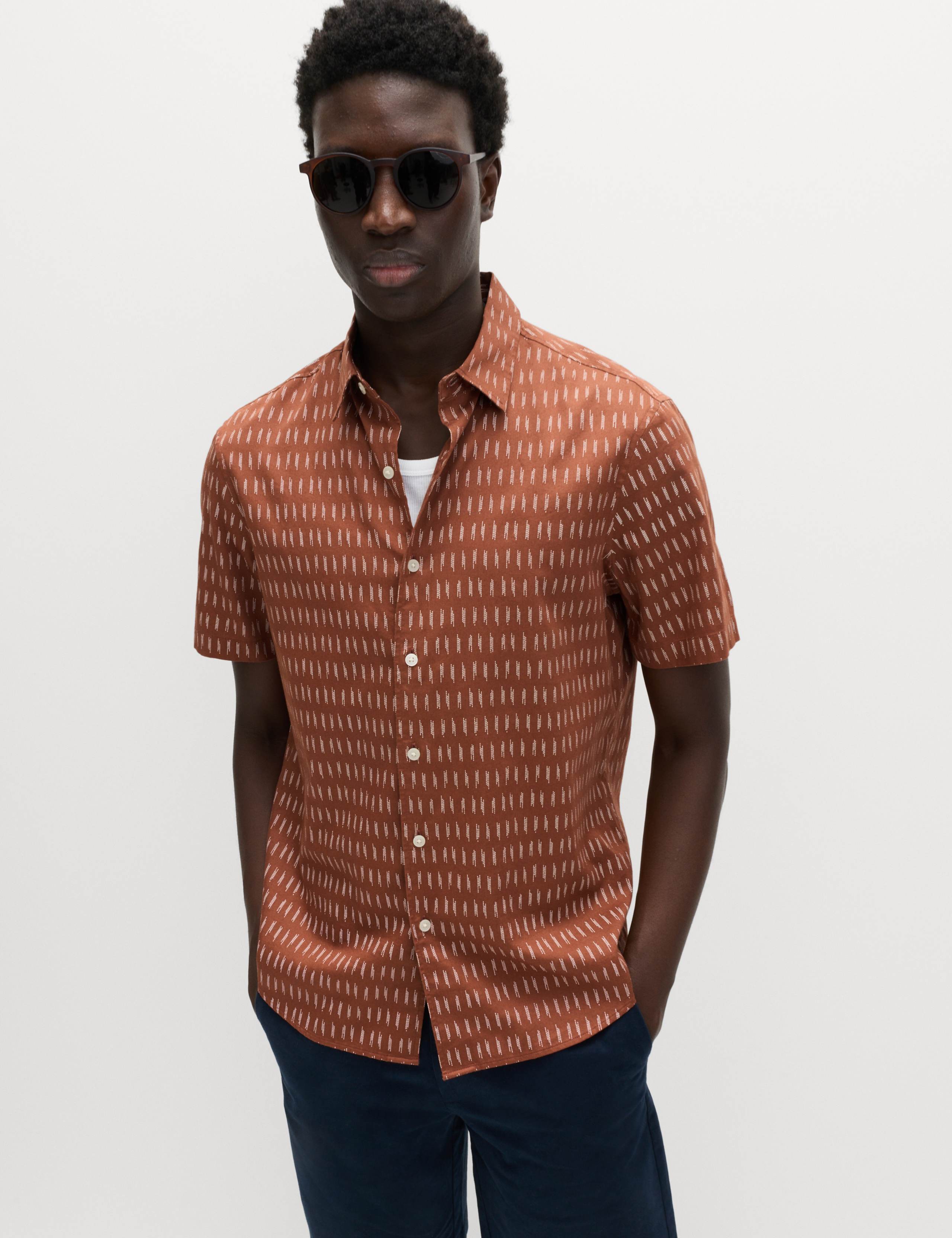 Pure Cotton Textured Shirt 5 of 5