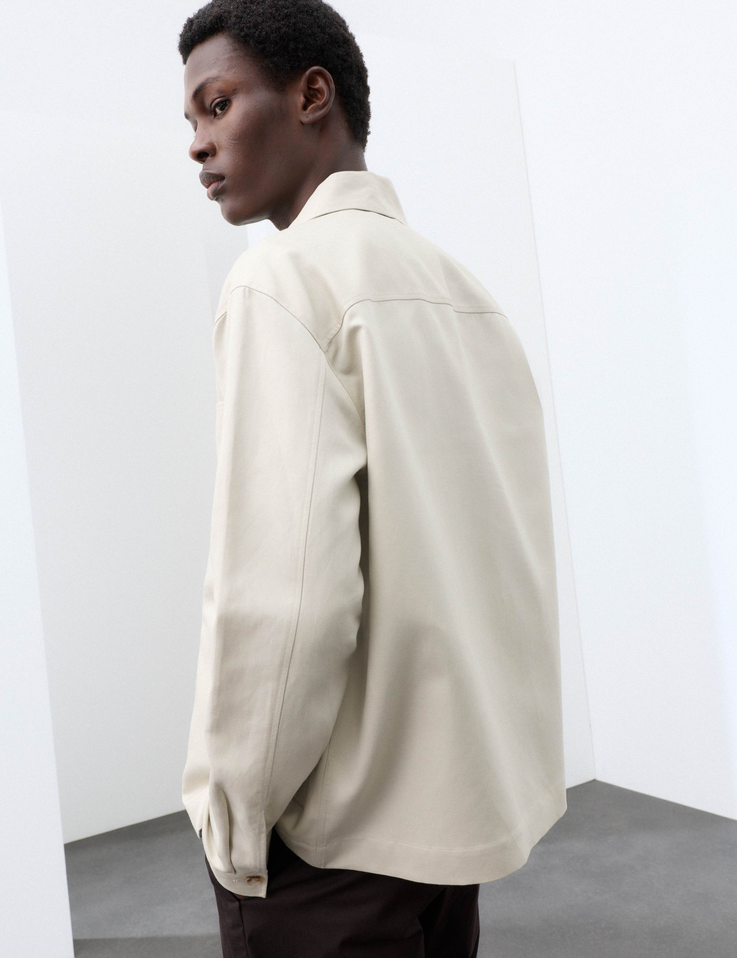 Linen Blend Overshirt 3 of 6