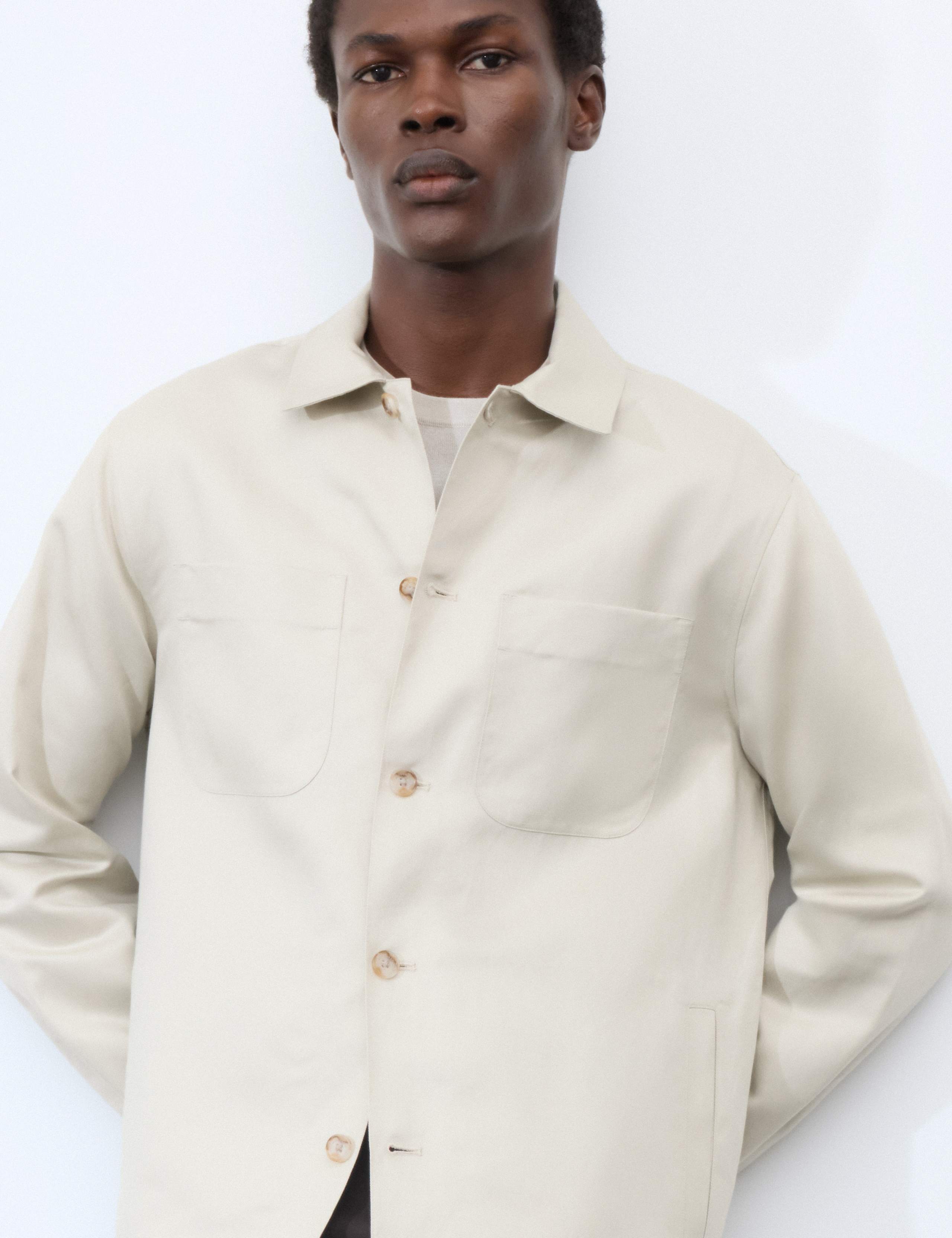 Linen Blend Overshirt 5 of 6