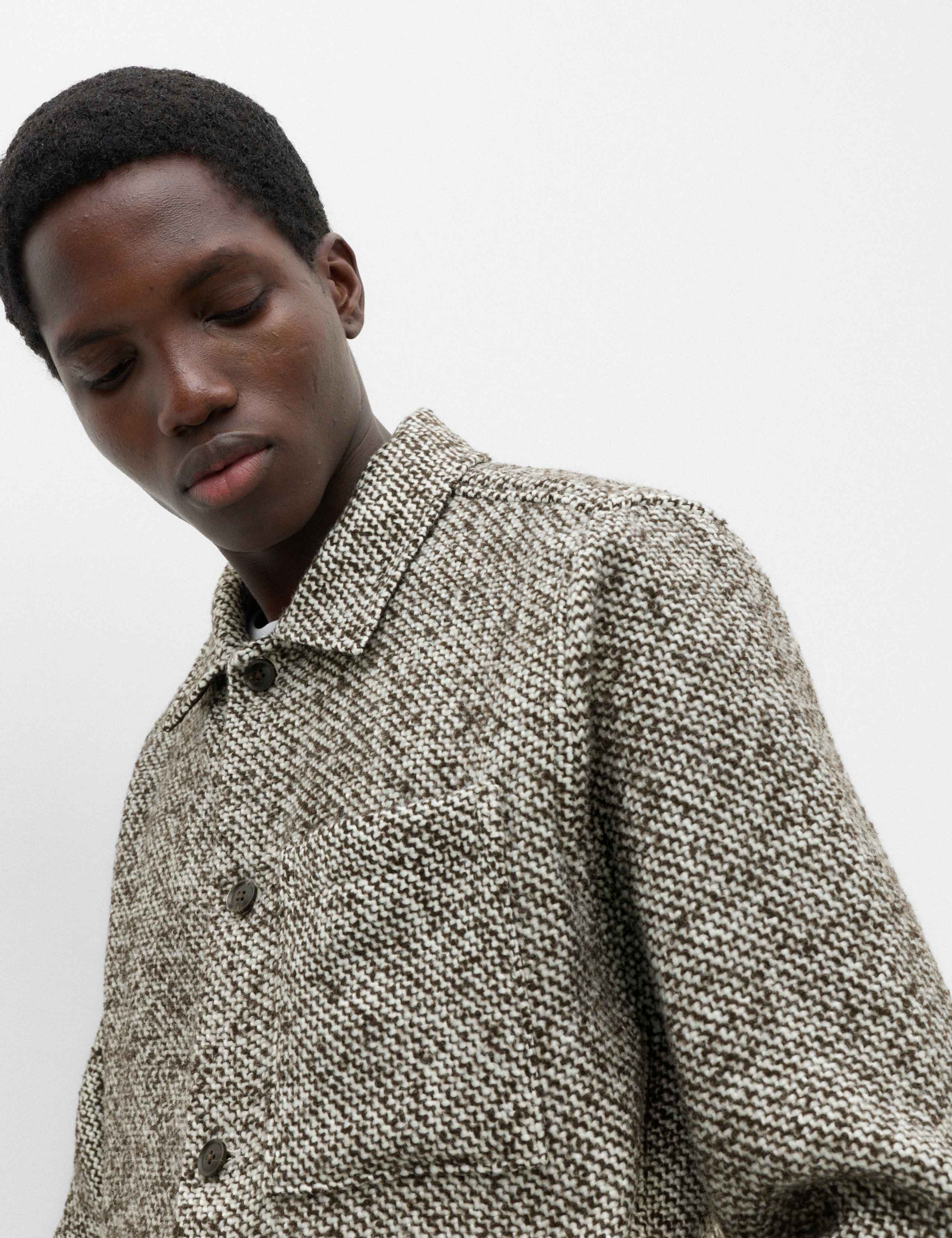 Textured Regular Fit Overshirt 3 of 7