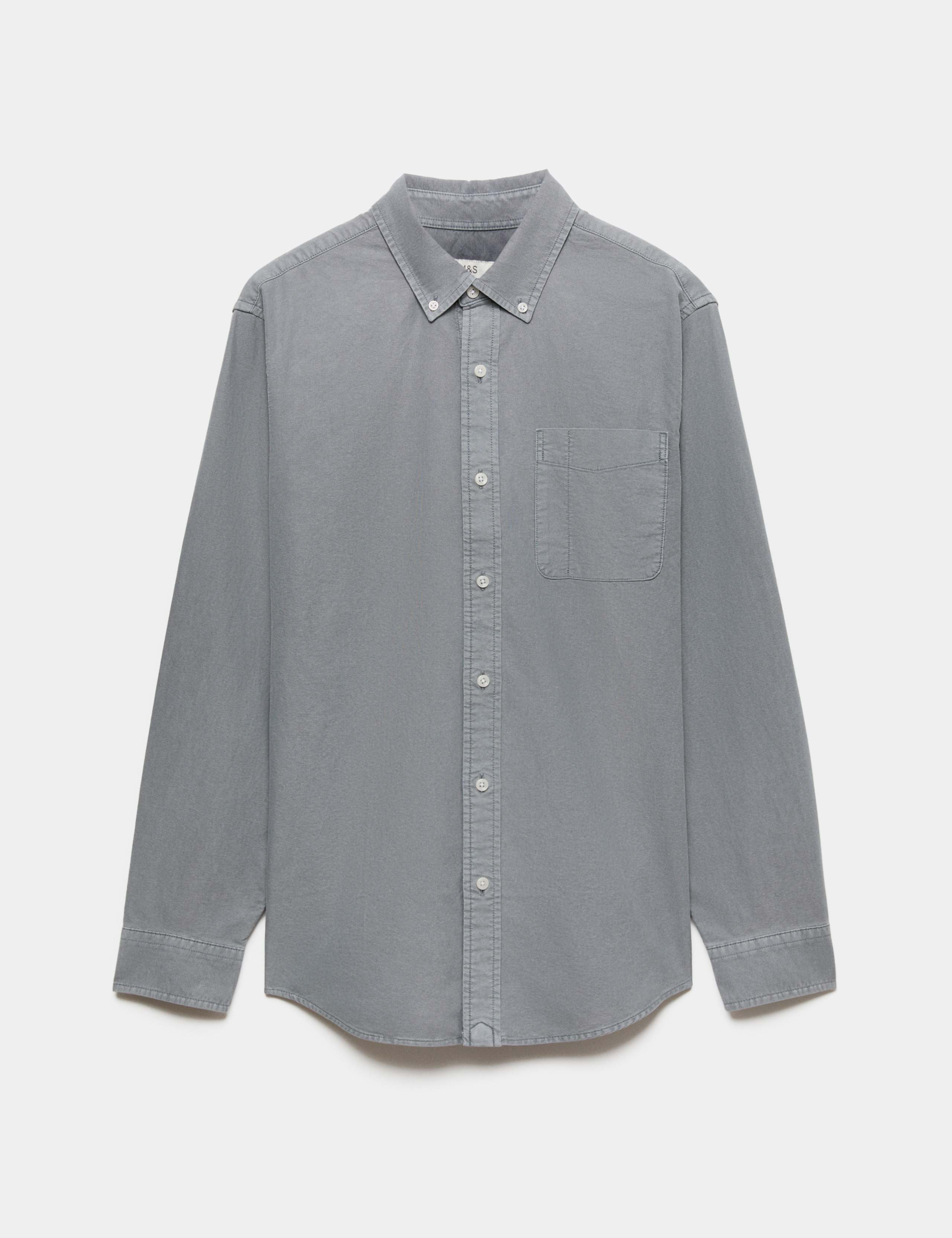 Pure Cotton Garment Dye Oxford Shirt 1 of 1