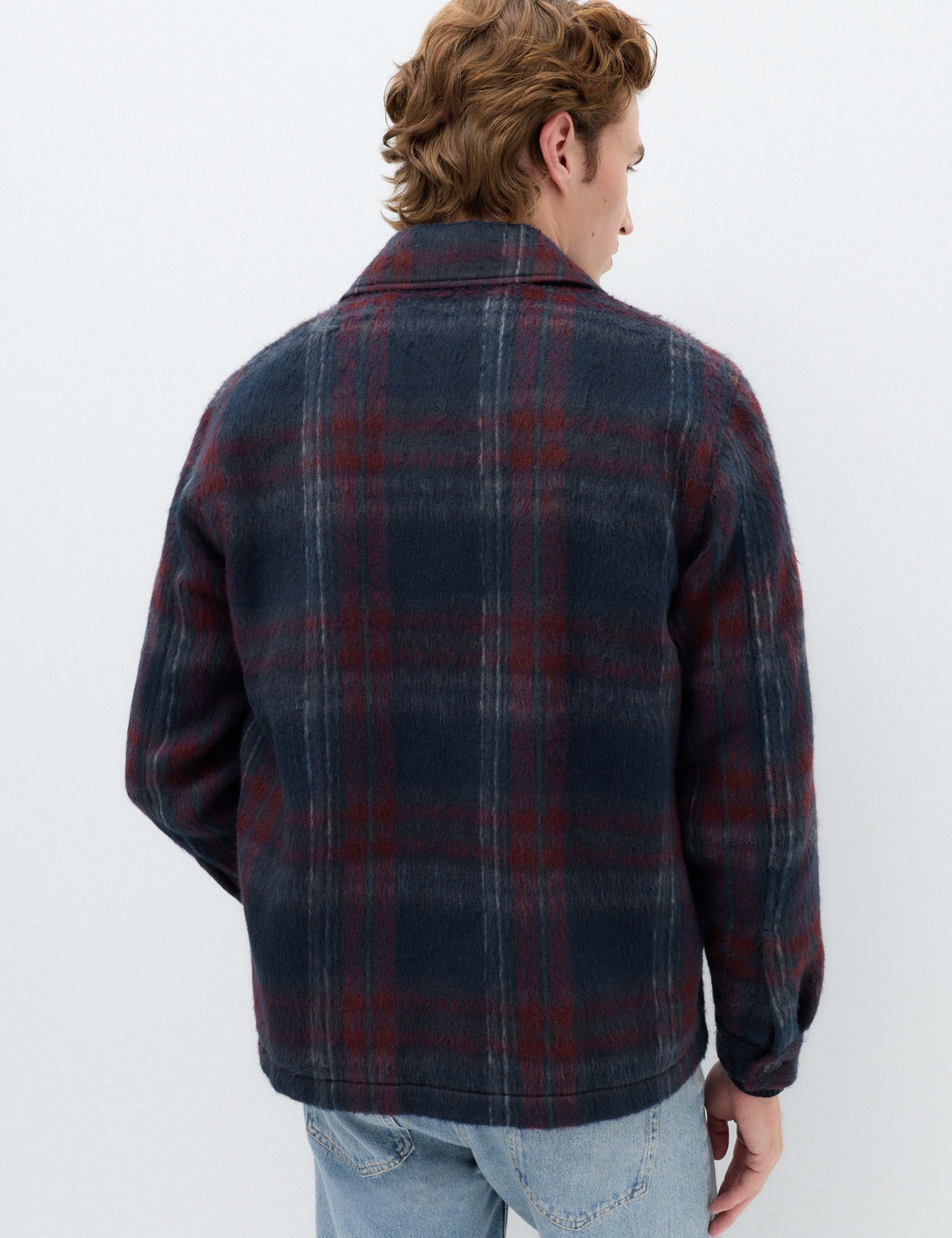 Regular Fit Check Overshirt 6 of 7