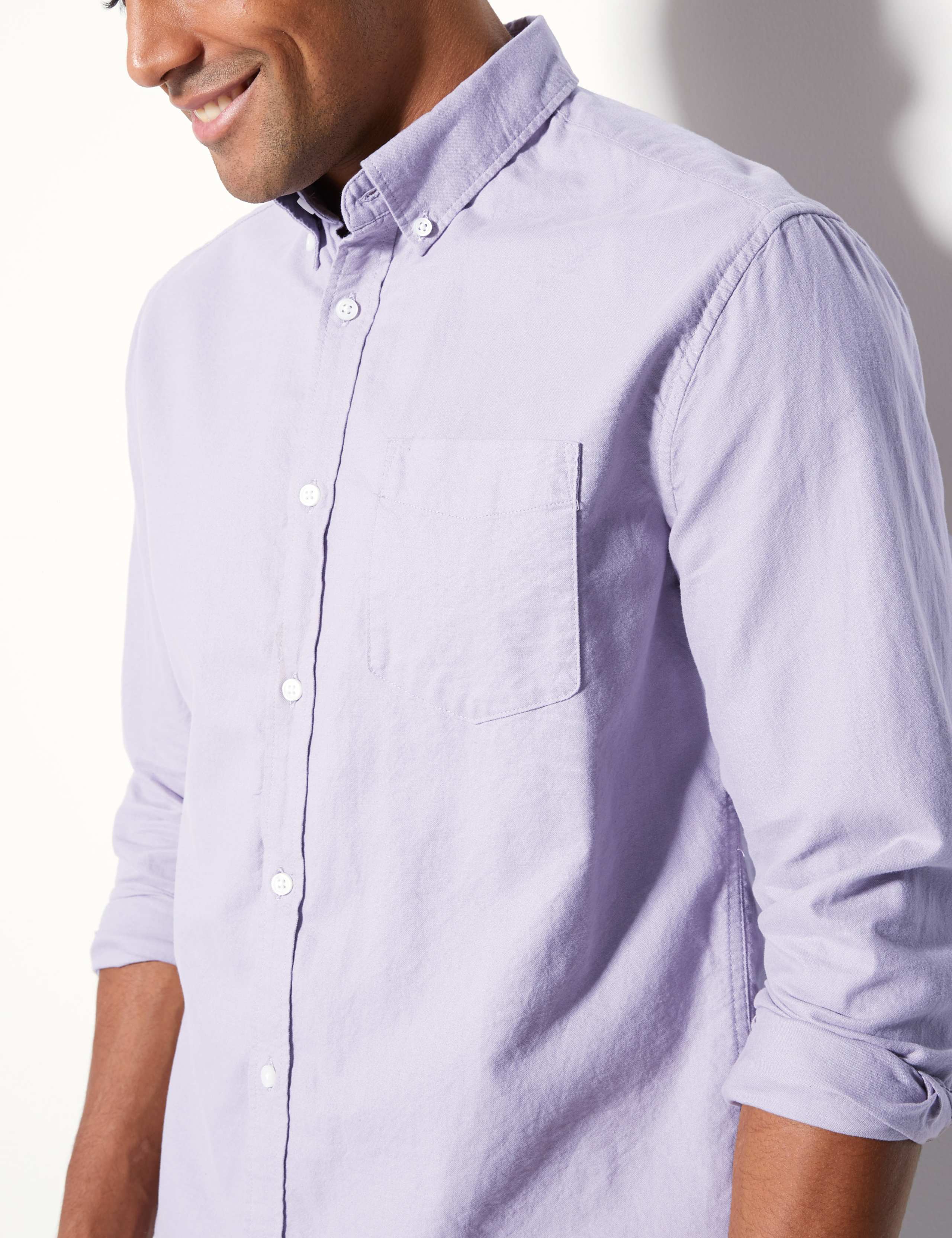 Pure Cotton Oxford Shirt 3 of 4
