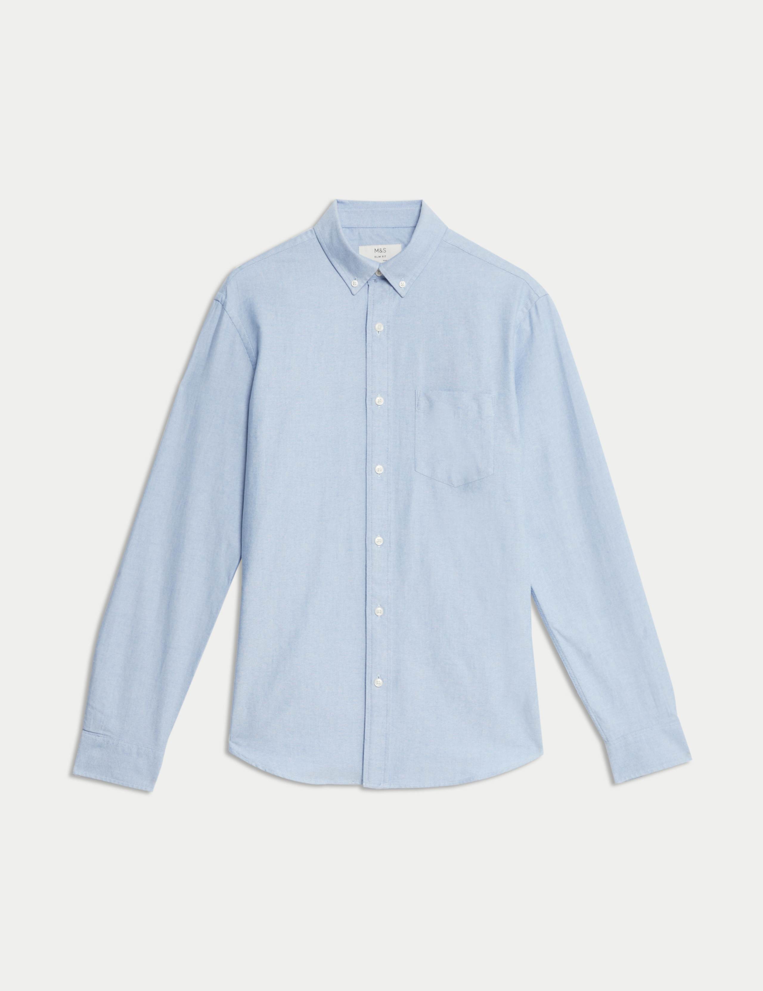 Slim Fit Ultimate Pure Cotton Oxford Shirt 2 of 5