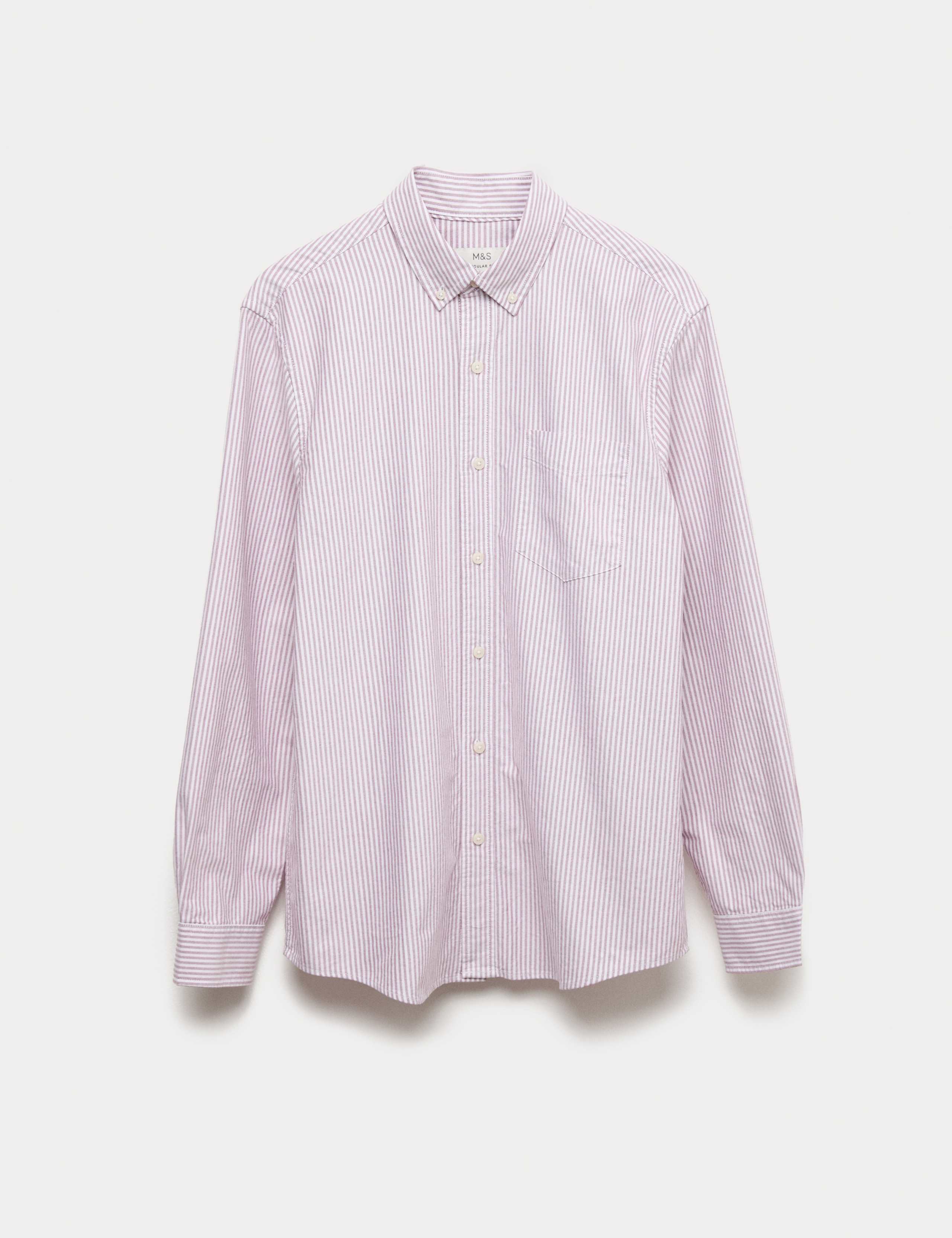 Ultimate Pure Cotton Striped Oxford Shirt 2 of 5