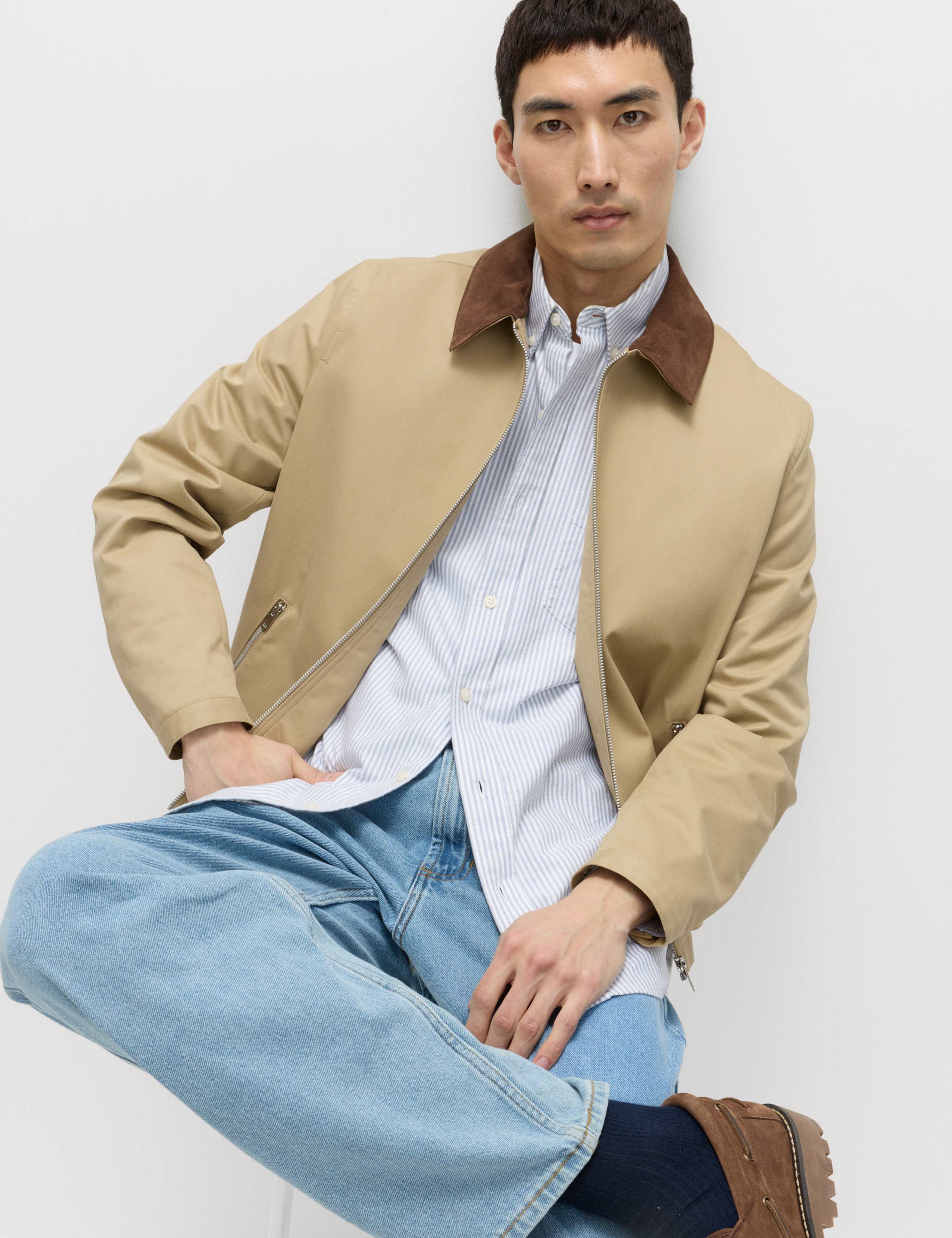 Ultimate Pure Cotton Striped Oxford Shirt 6 of 6