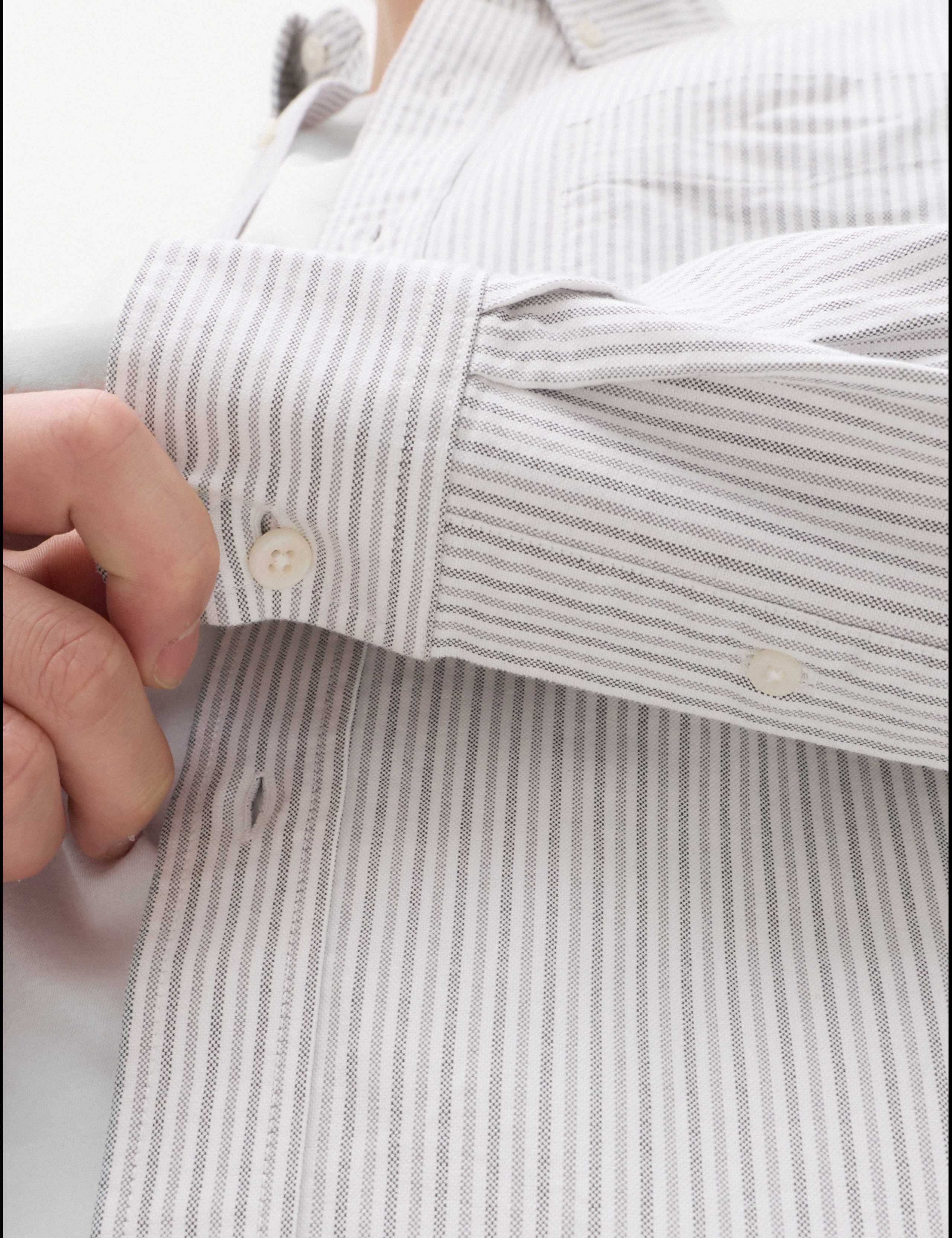 Regular Fit Pure Cotton Striped Shirt 3 of 6