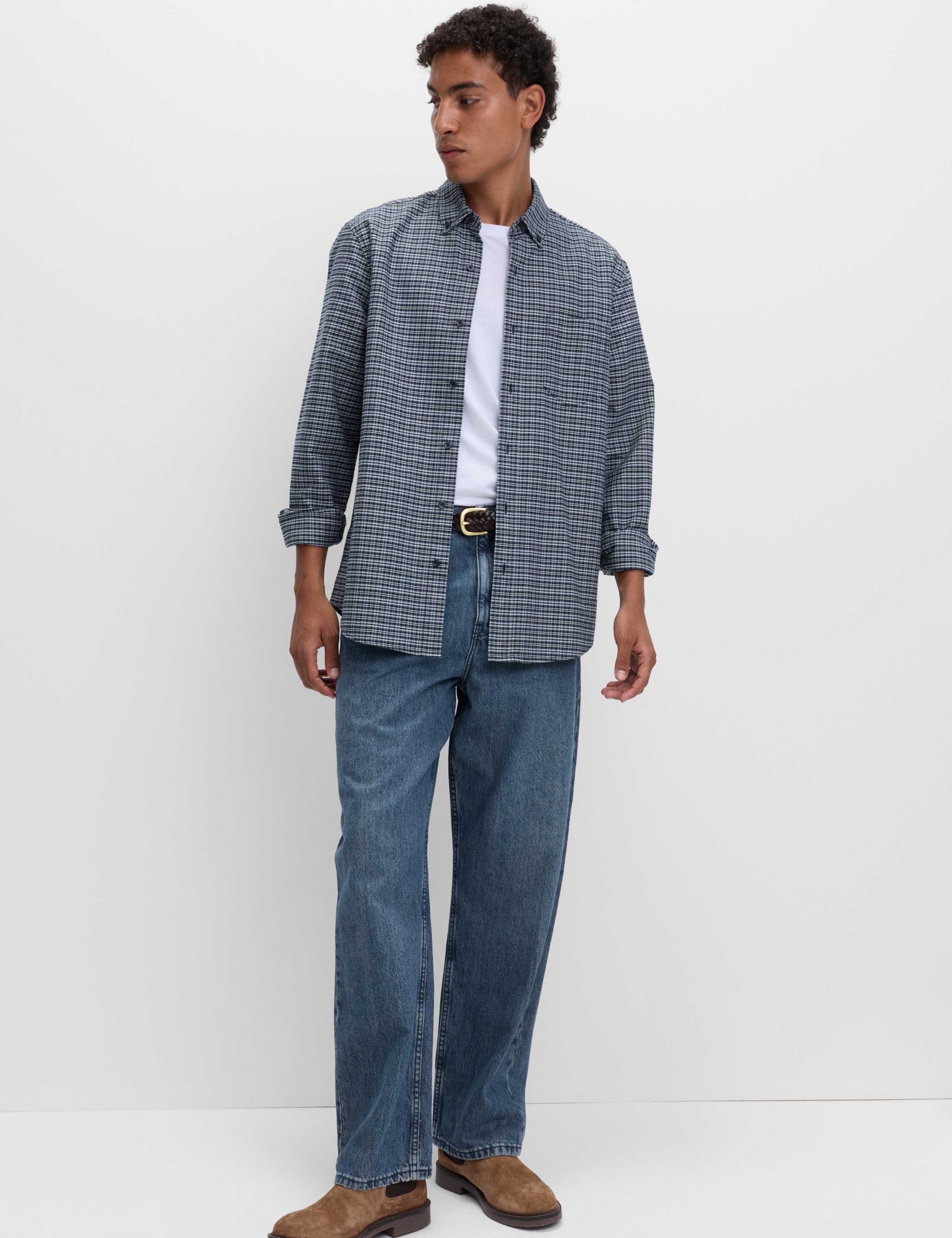 Ultimate Pure Cotton Check Oxford Shirt 3 of 5
