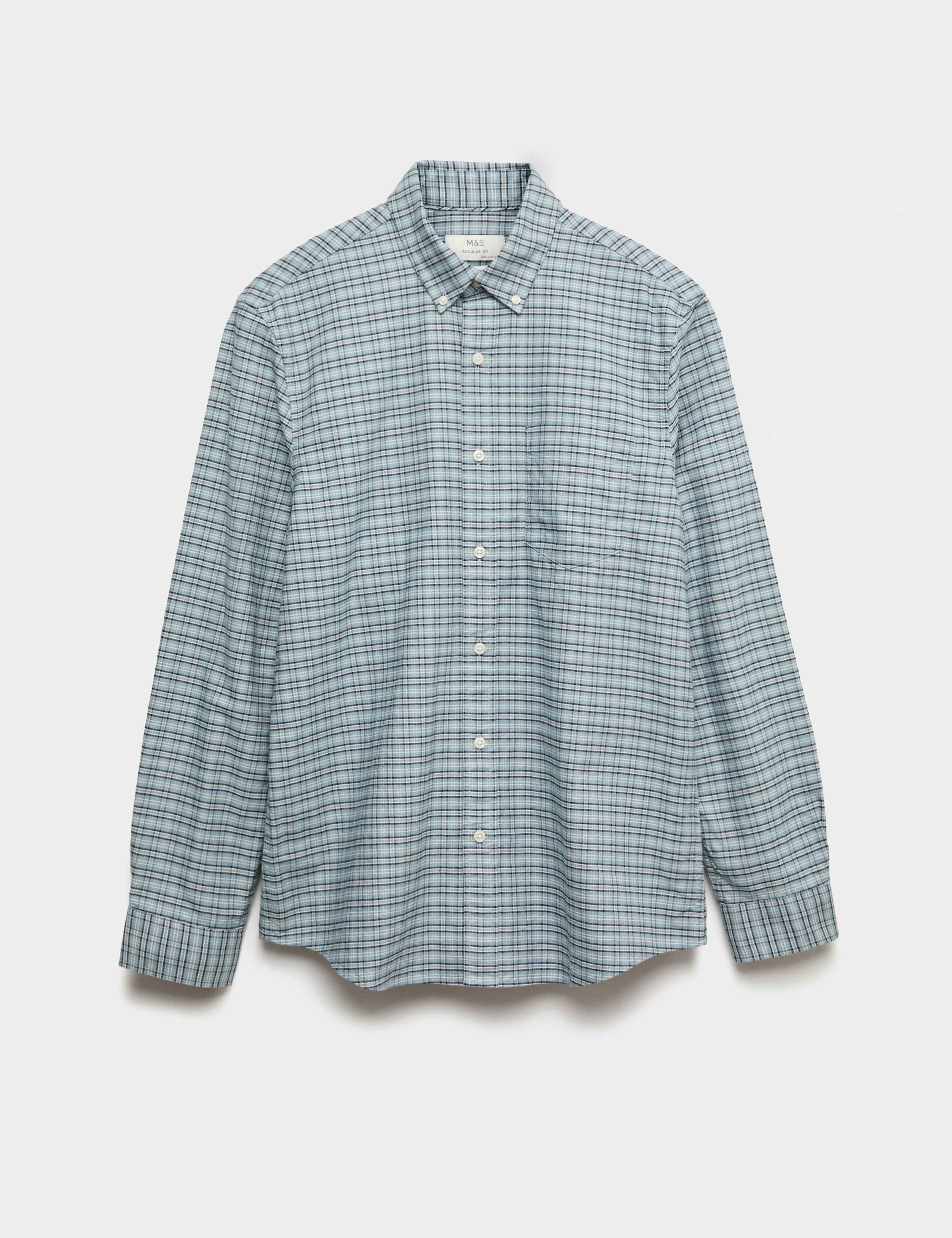 Ultimate Pure Cotton Check Oxford Shirt 2 of 6