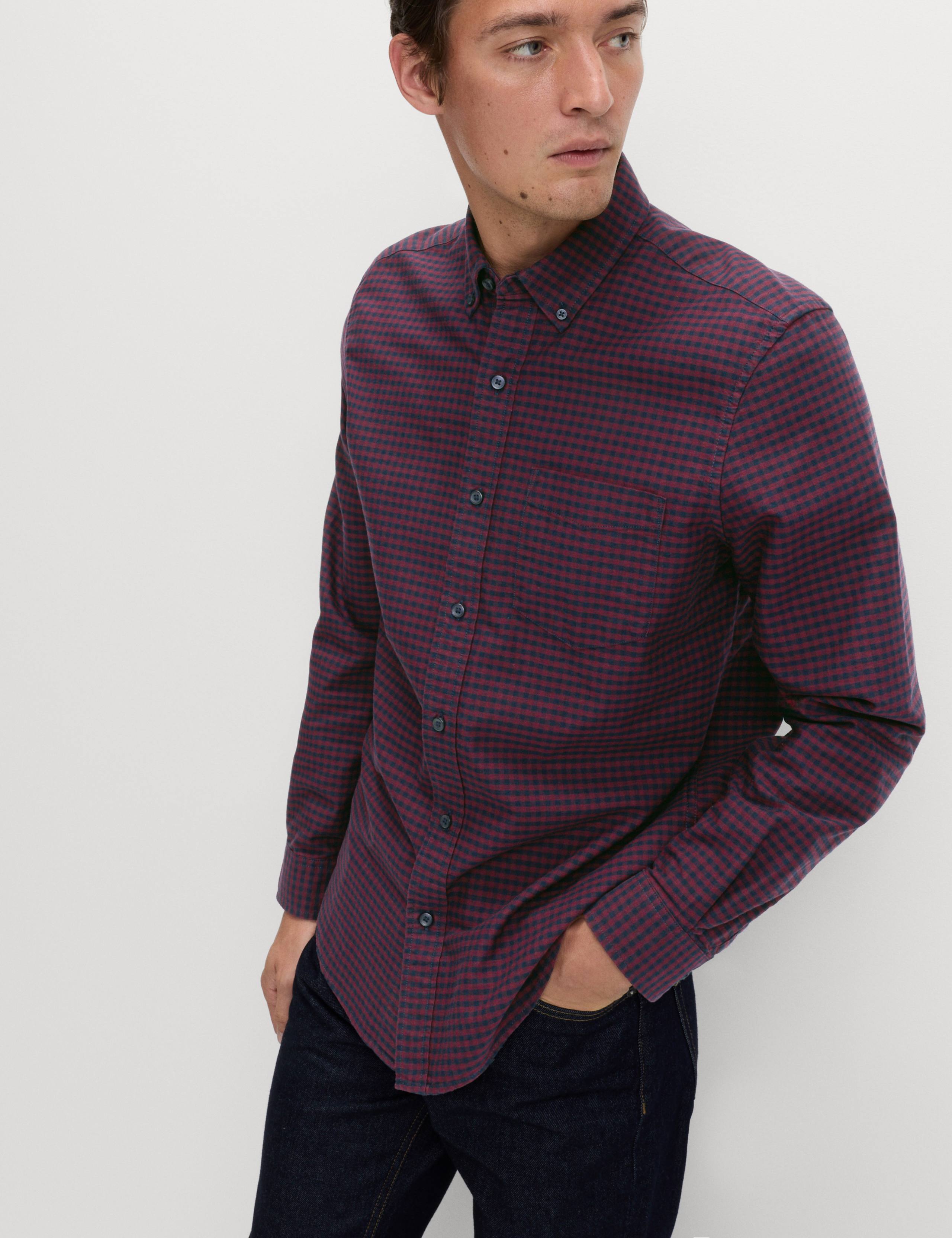 Ultimate Pure Cotton Check Oxford Shirt 1 of 5