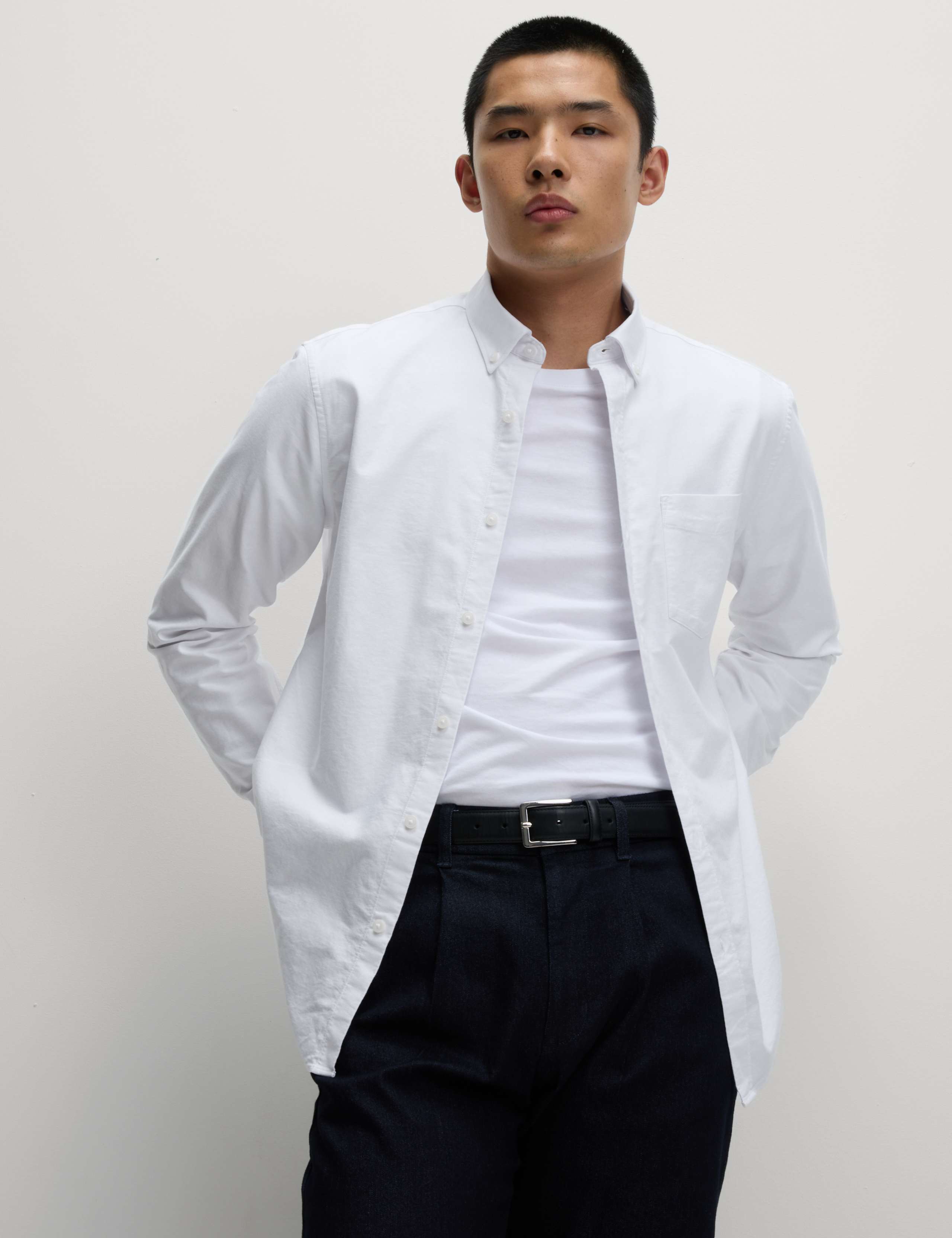 Ultimate 2pk Regular Fit Pure Cotton Oxford Shirts 2 of 6