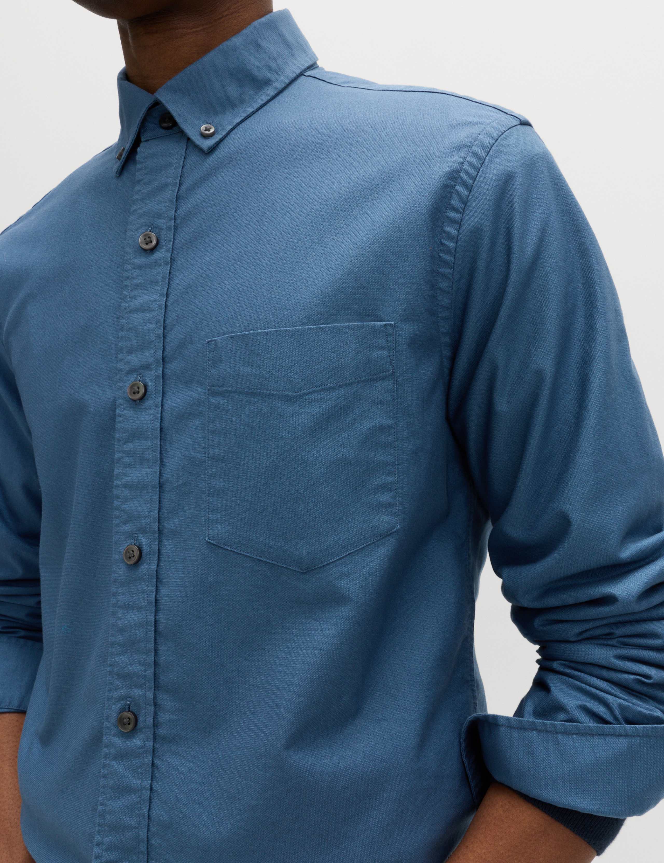 Slim Fit Ultimate Cotton Rich Stretch Oxford Shirt 3 of 5