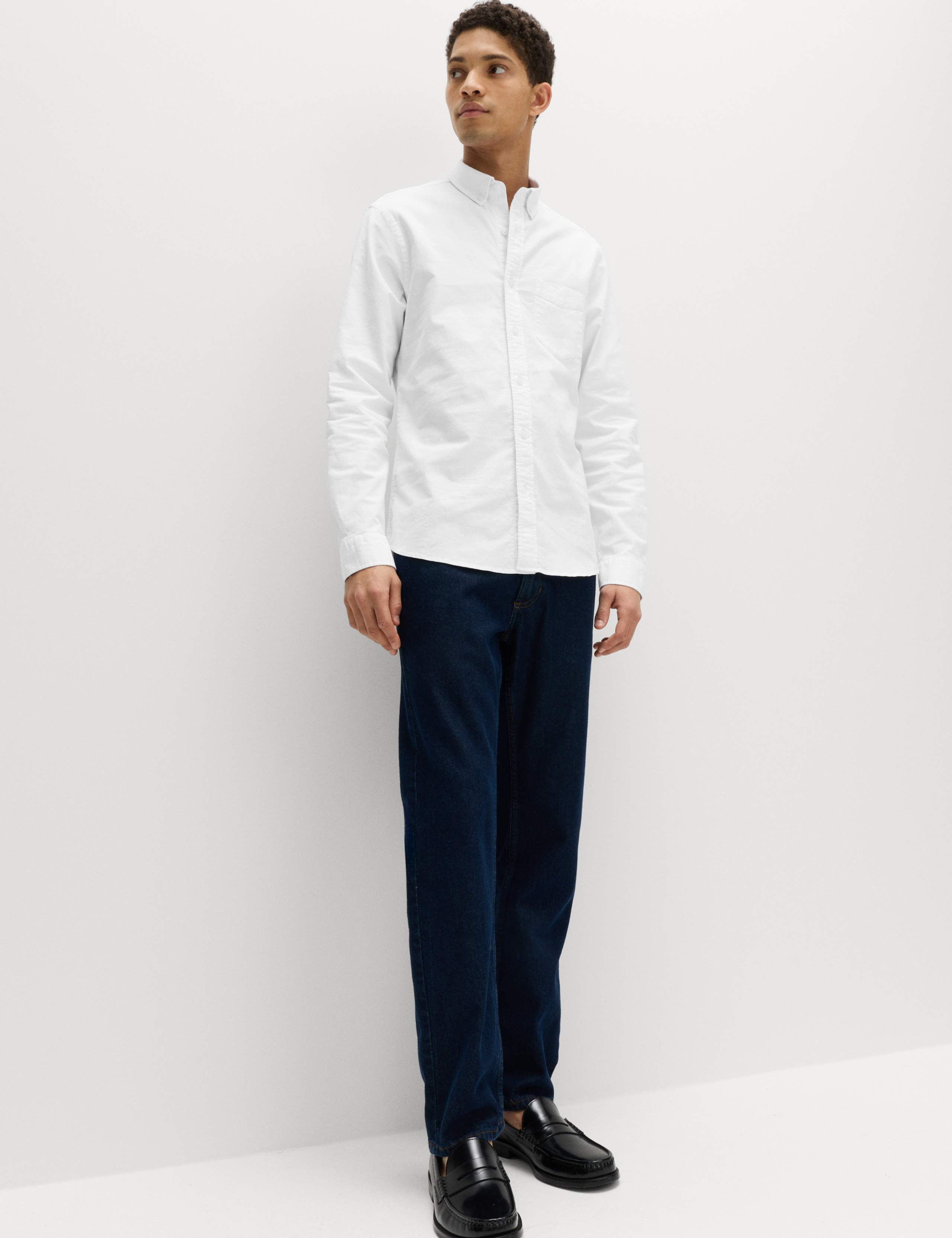 Slim Fit Ultimate Cotton Rich Stretch Oxford Shirt 5 of 6