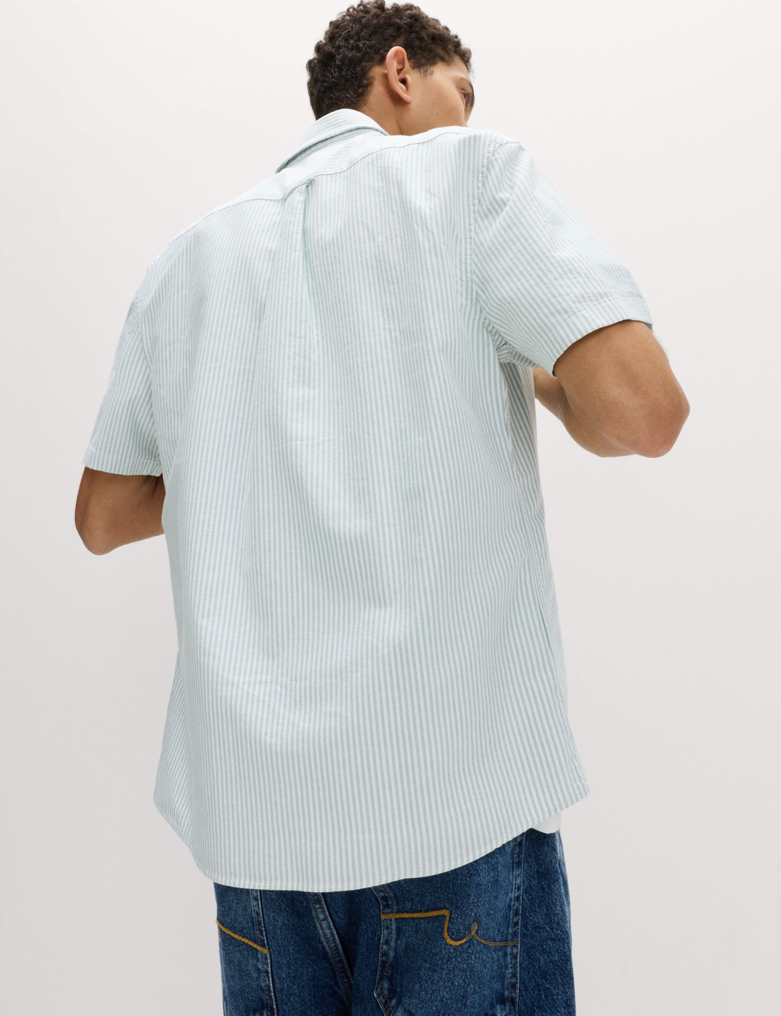 Ultimate Pure Cotton Striped Oxford Shirt 6 of 6